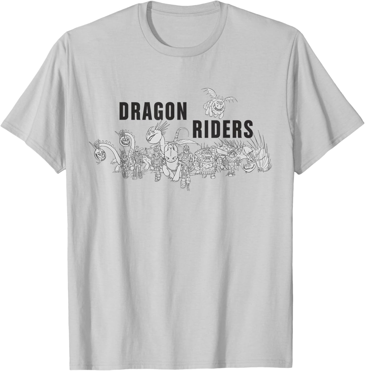 How to Train Your Dragon 3 Dragon Riders T-Shirt - T-Shirt | Ash