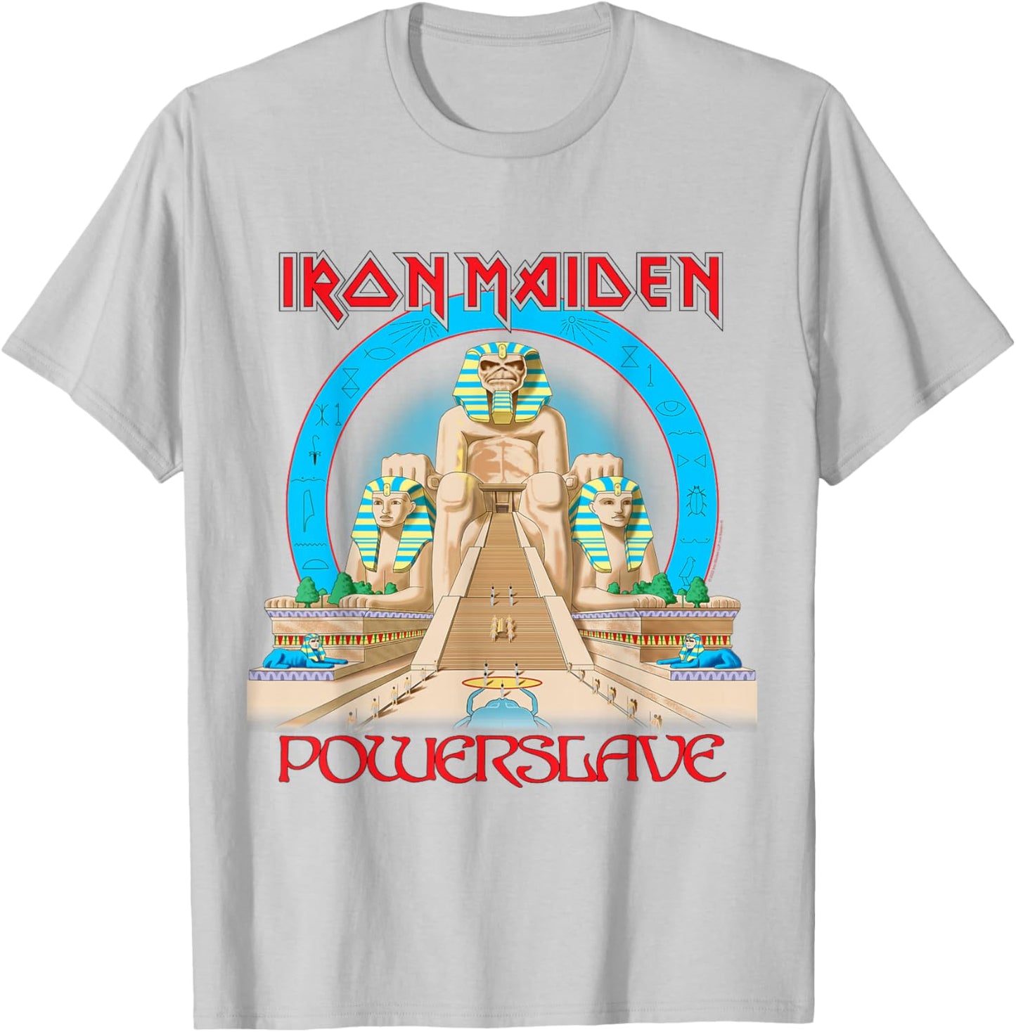 Iron Maiden - Legacy Collection Powerslave World Tour T-Shirt - T-Shirt | Ash