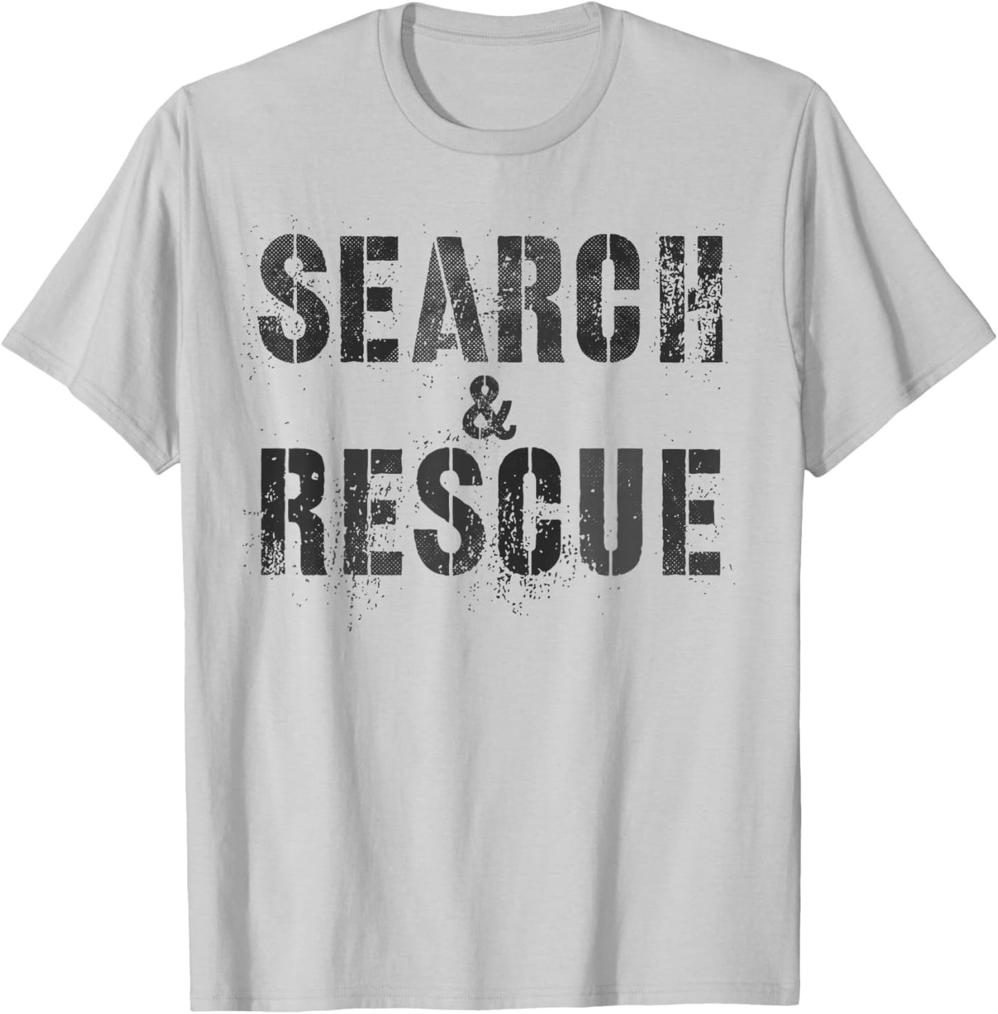 Vintage SEARCH & RESCUE S.A.R Dept Uniform SAR Bright Orange T-Shirt - T-Shirt | Ash