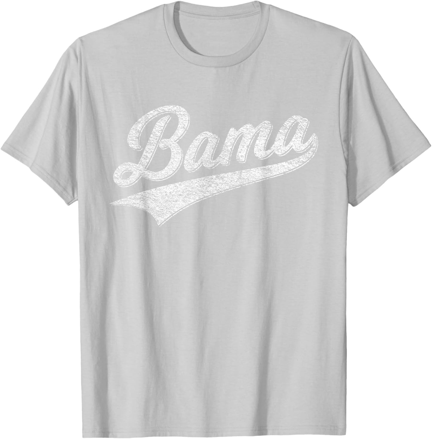 Bama Alabama Varsity Script Classic Sports Jersey Style T-Shirt - T-Shirt | Ash