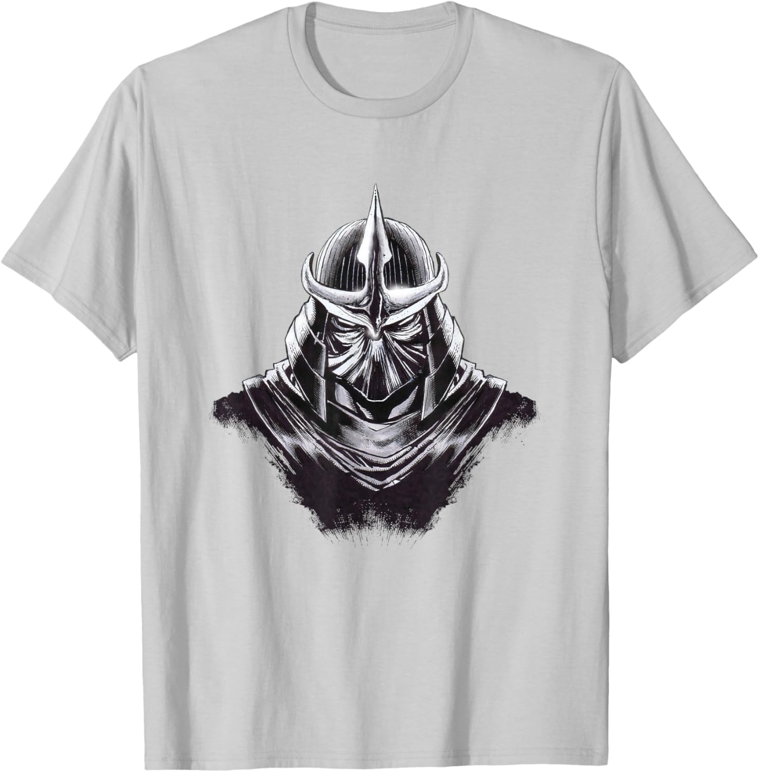 Teenage Mutant Ninja Turtles Shredder Head T-Shirt - T-Shirt | Ash