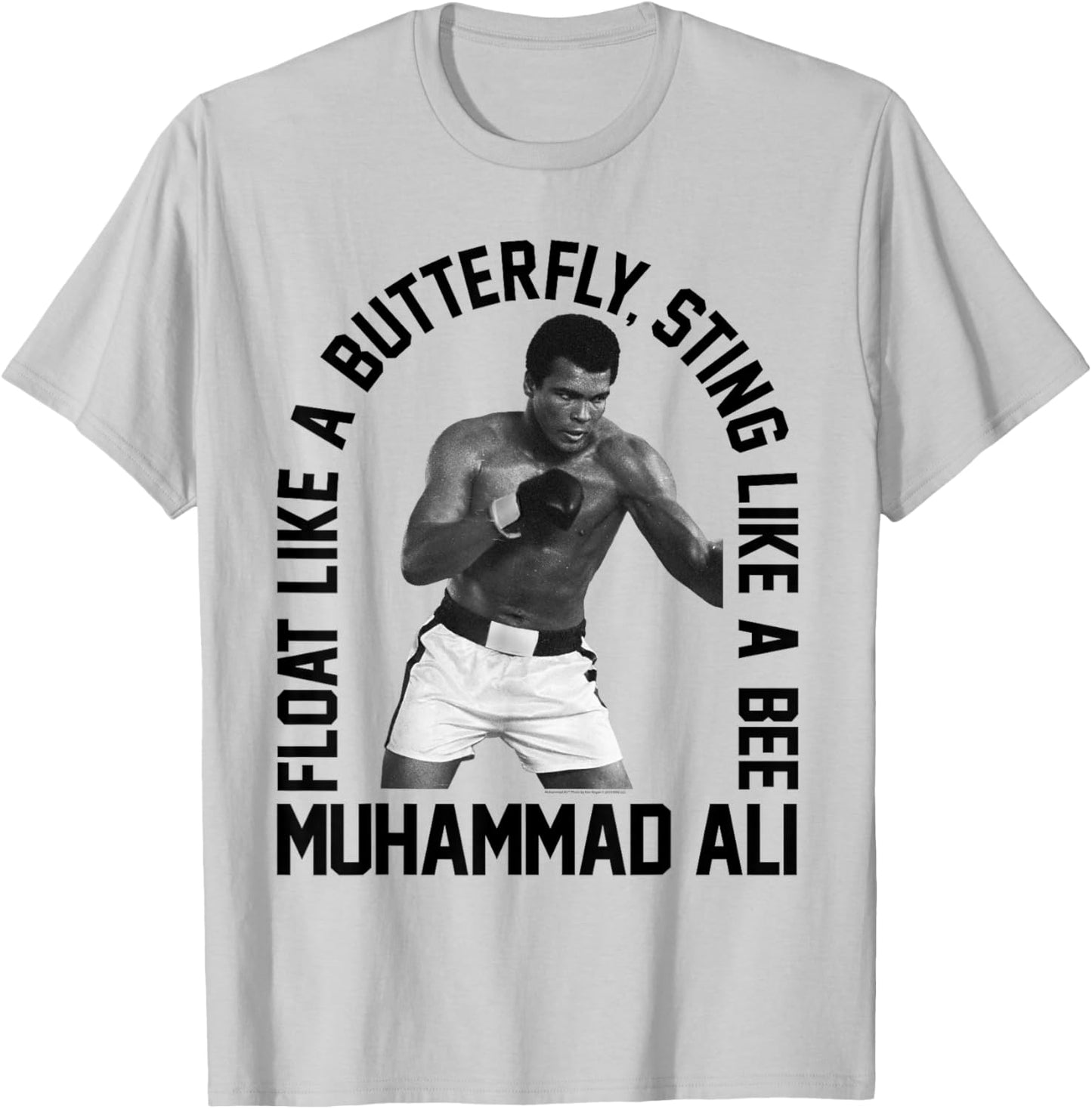 Muhammad Ali - Butterfly Sting T-Shirt - T-Shirt | Ash