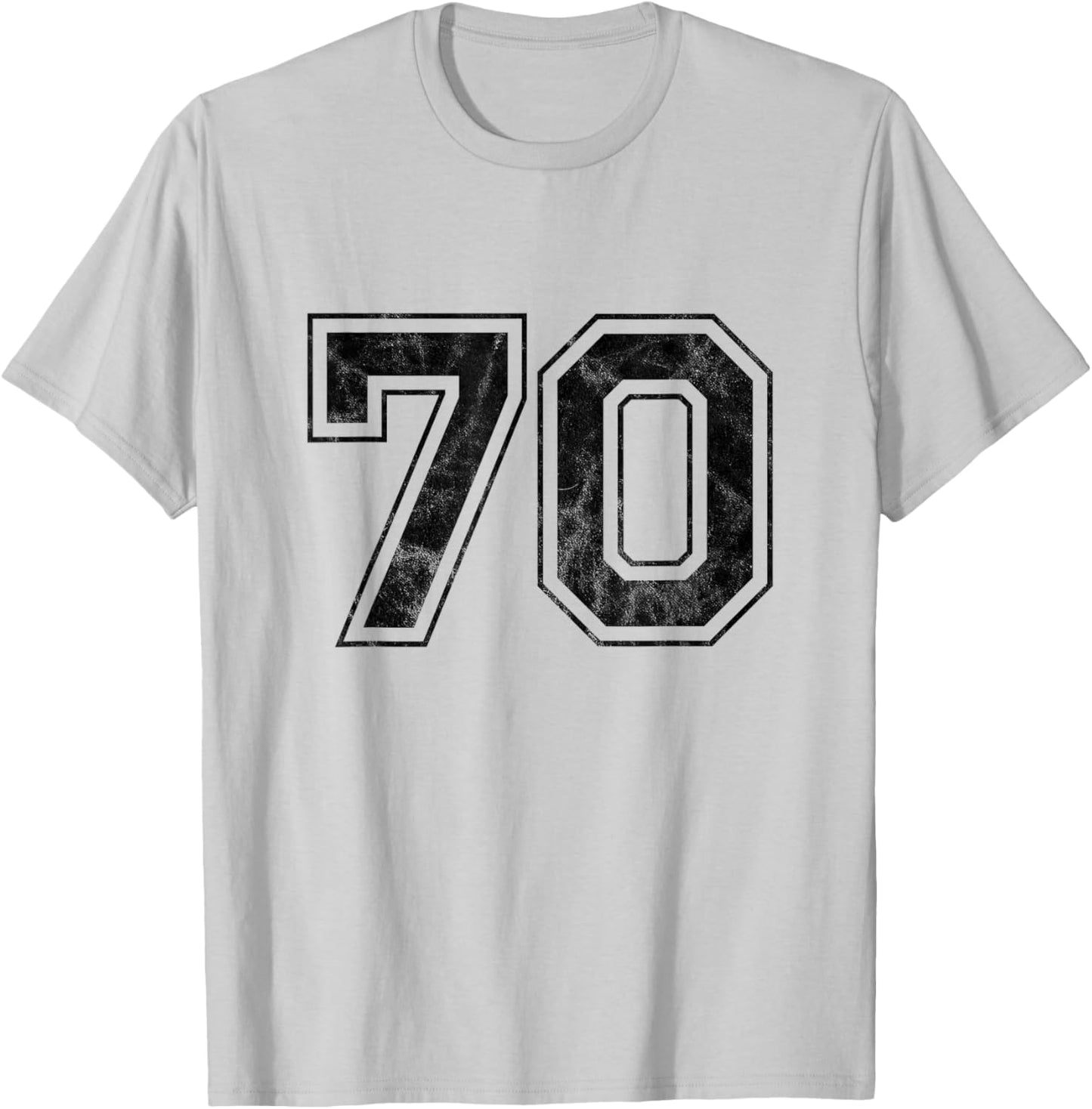 Number 70 T-Shirt - T-Shirt | Ash