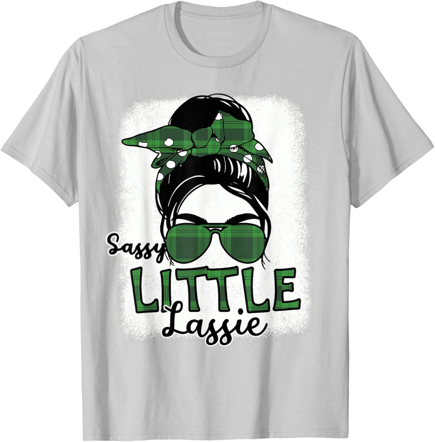 Girl St Patricks Day Sassy Little Lassie Cute Women Toddler T-Shirt - T-Shirt | Ash