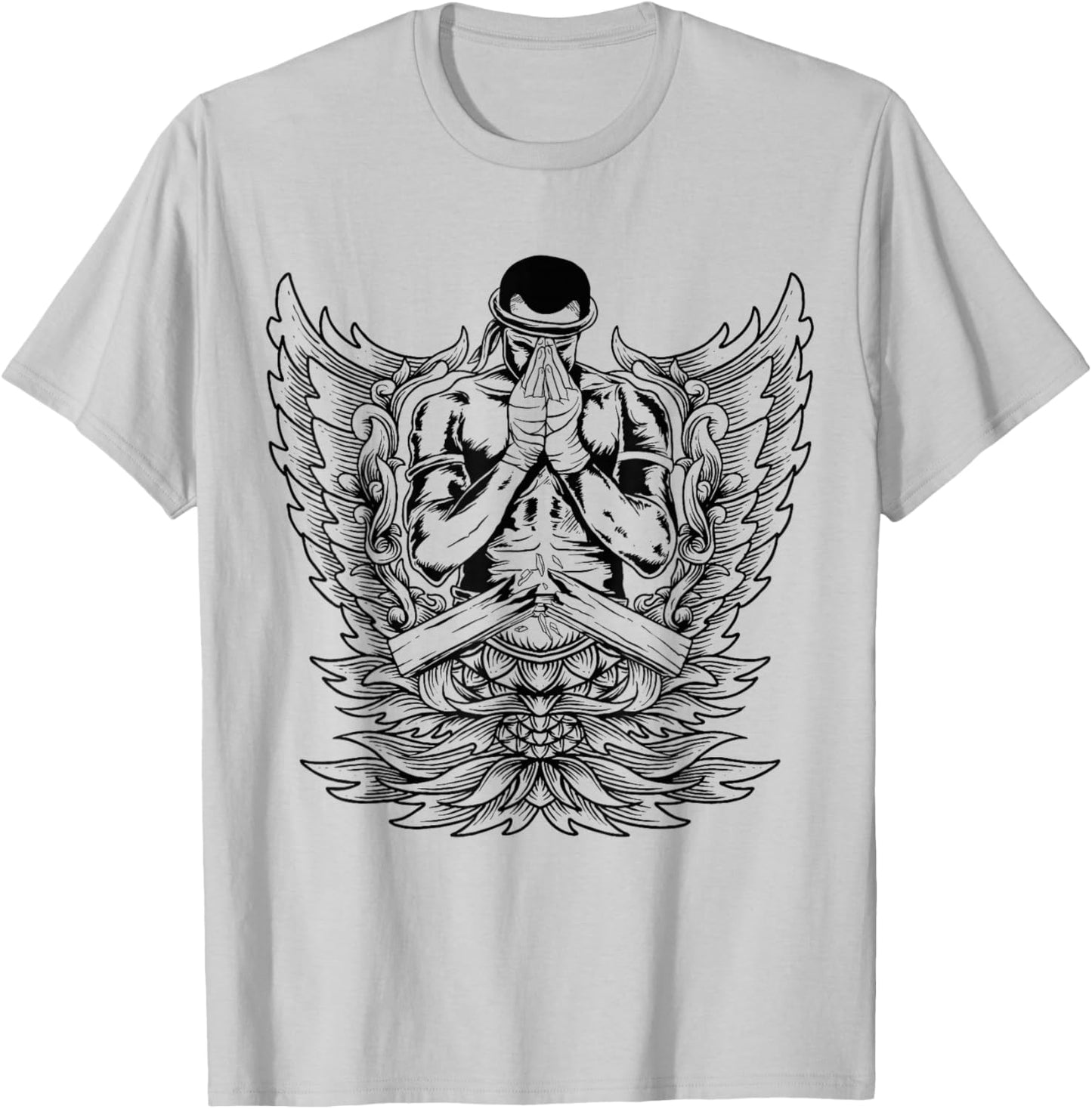 Muay Thai T-Shirt - T-Shirt | Ash