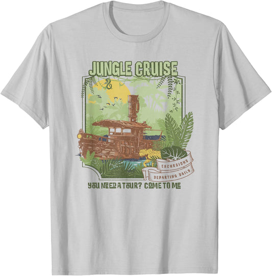 Disney Jungle Cruise You Need A Tour Come to Me Small T-Shirt - T-Shirt | Ash