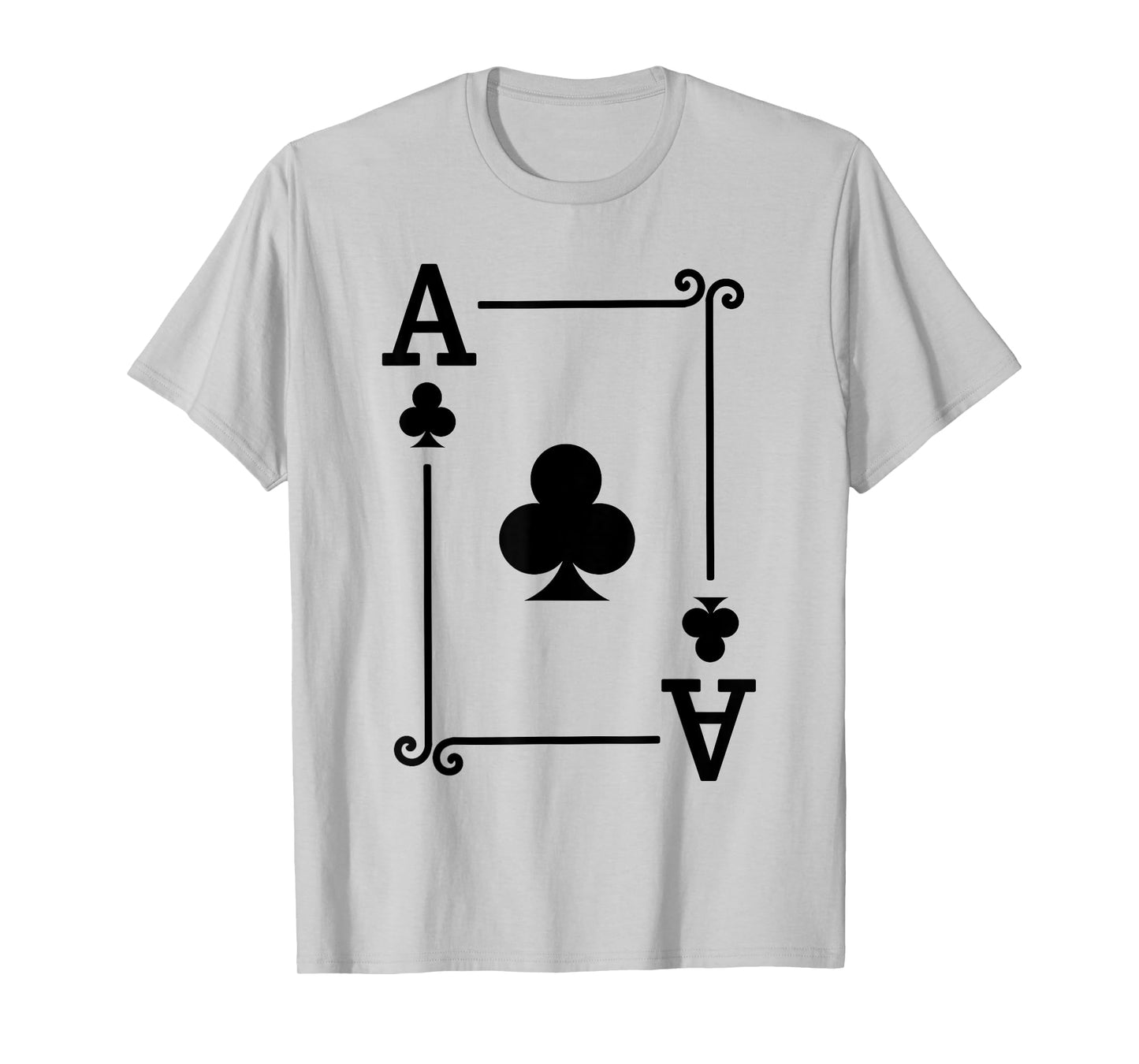 Playing Cards - Matching Clubs Card Suits - Ace Card T-Shirt