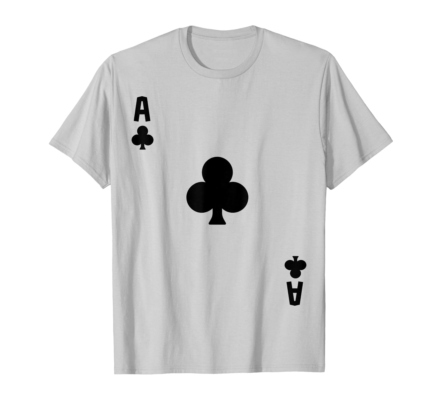 Ace of Clubs Cards Deck Halloween Costume T-Shirt