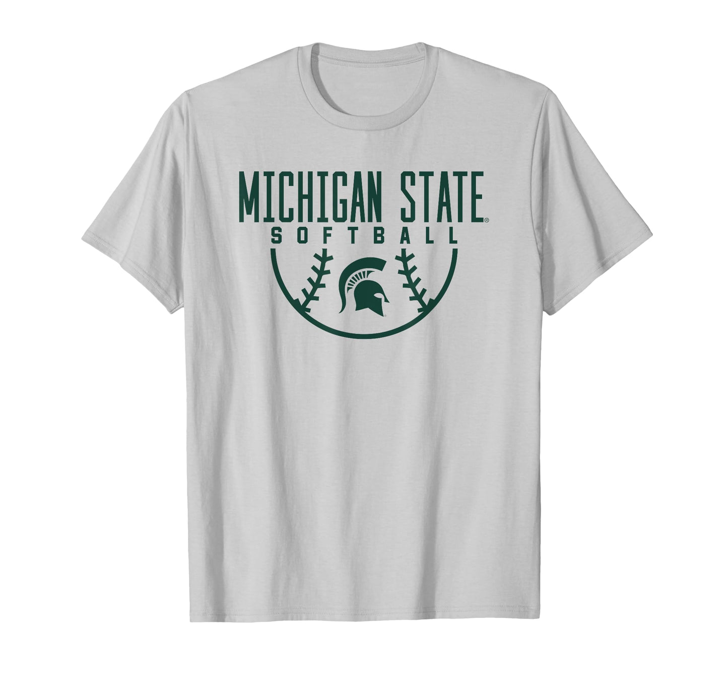 Michigan State MSU Spartans Softball Arch T-Shirt