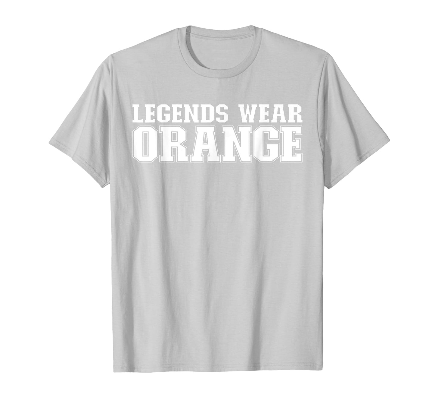 Legends Wear Orange Spirit Wear Team Game Color War Funny T-Shirt
