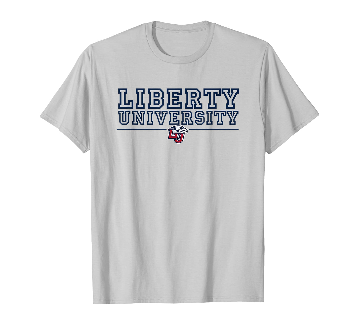 Liberty University Flames Block Line T-Shirt