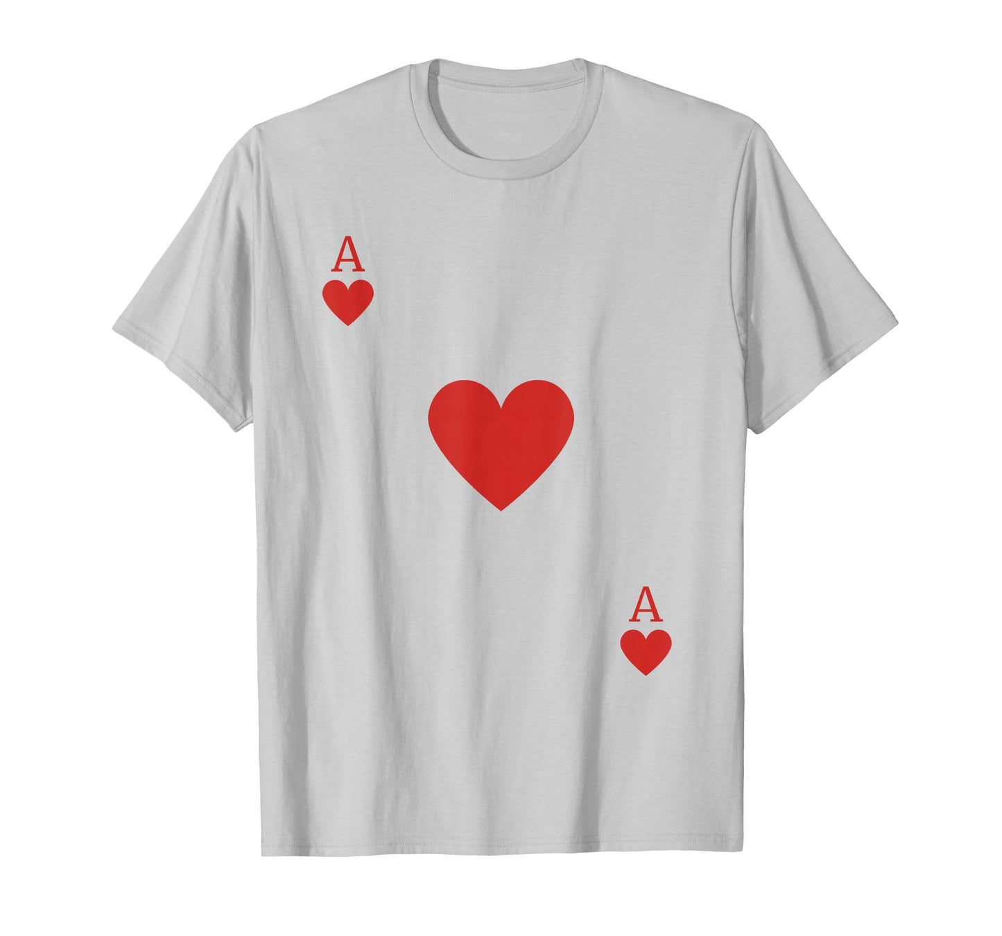 Easy Halloween Costume Ace of Hearts Playing Card T-Shirt