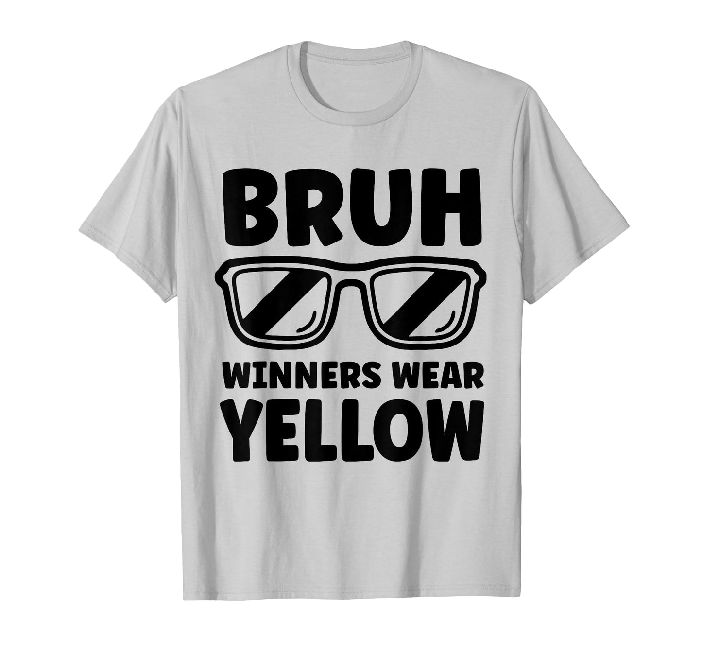 Winners Wear Yellow Team Spirit Week Game Color Sports Day T-Shirt