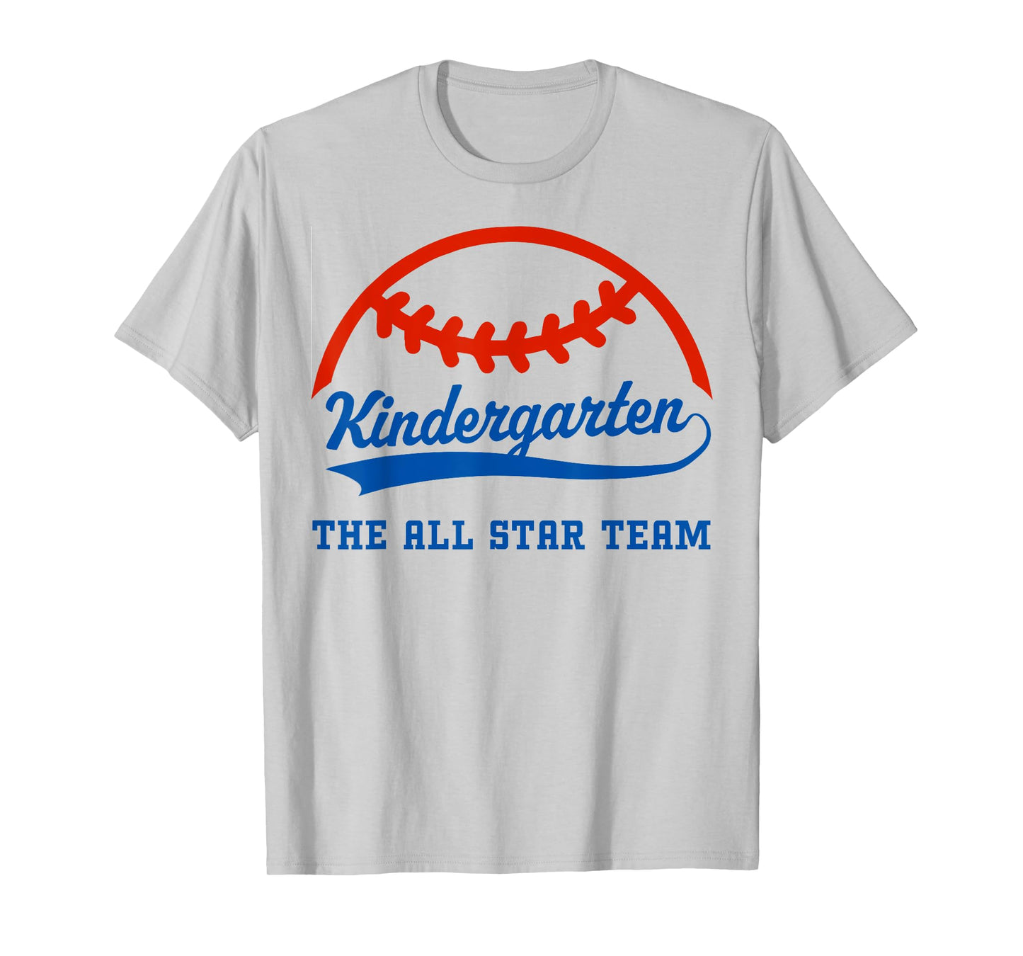 Kindergarten Kids Baseball All Star Team First Day Of School T-Shirt
