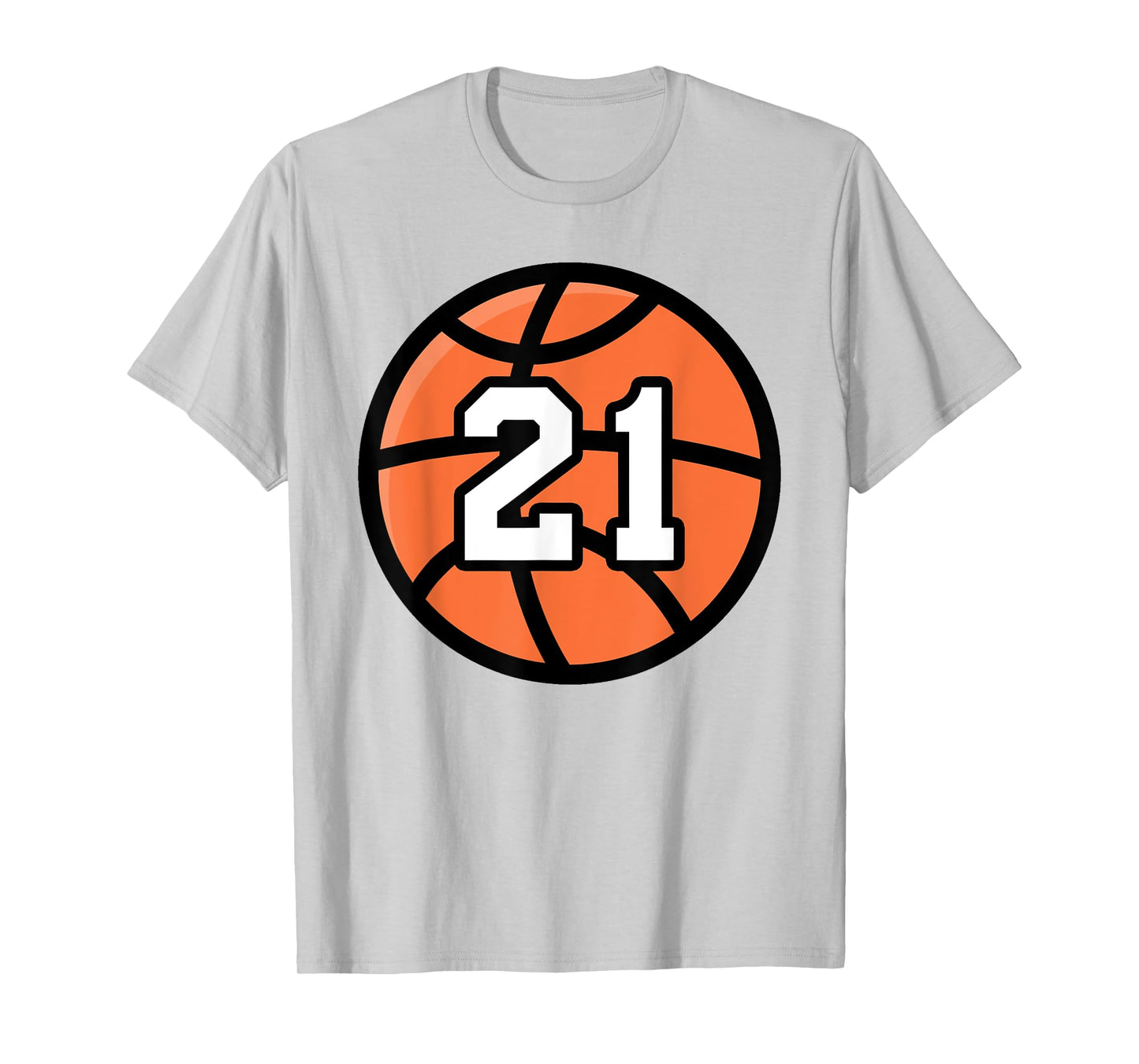 Classic Sport Basketball 21 Jersey Number T-Shirt