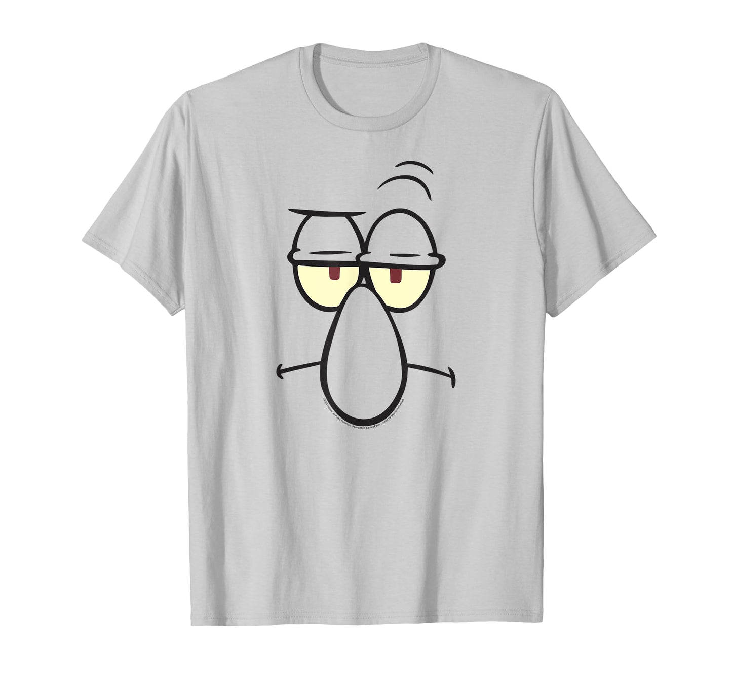 SpongeBob SquarePants Serious Squidward Face Cartoon Costume T-Shirt