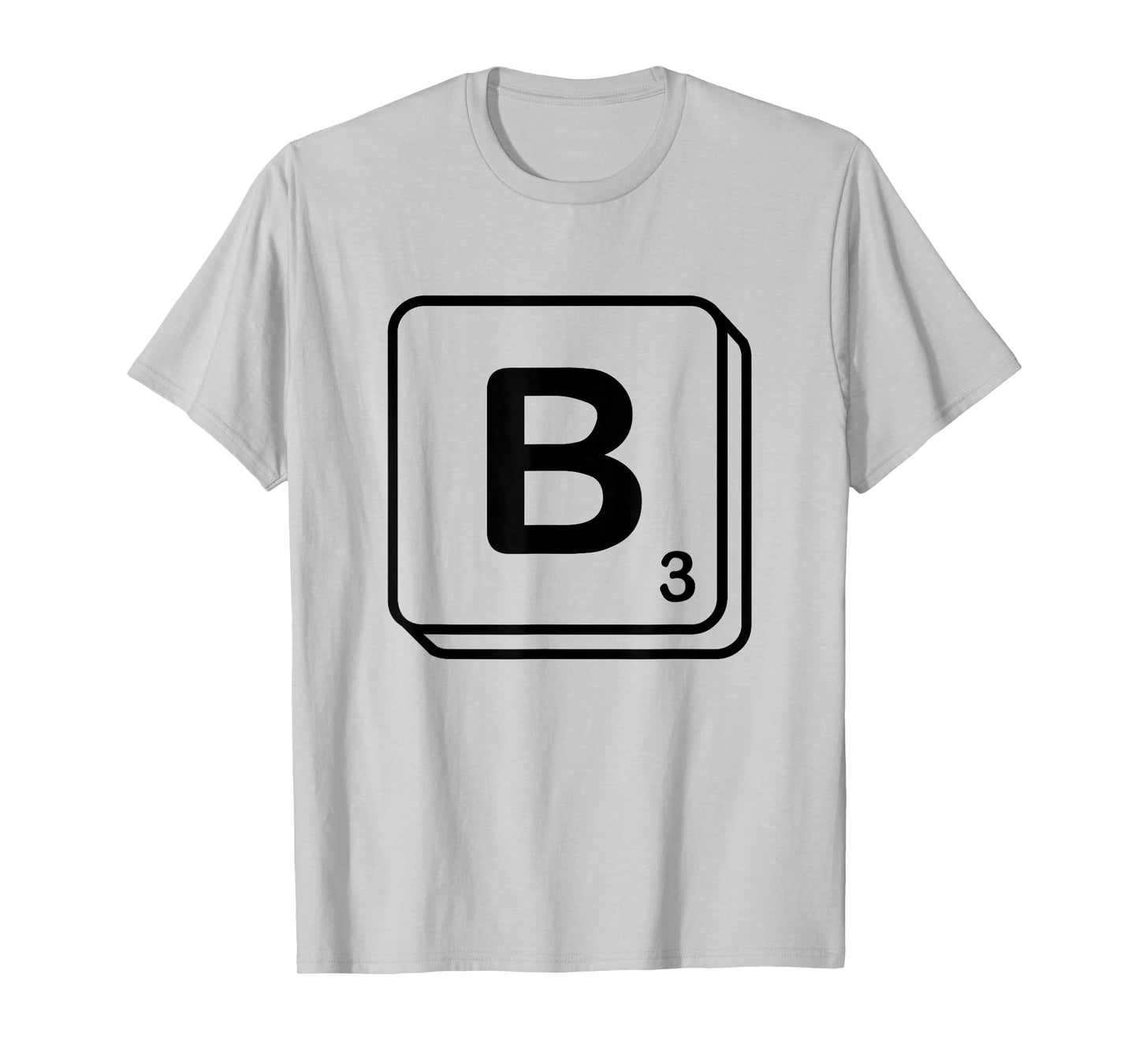 Letter B Word Game Tile T-Shirt