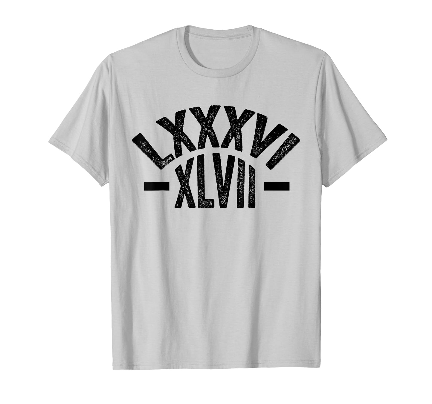 8647 anti Trump 86 47 Floral Mens Womens Roman Numerals T-Shirt