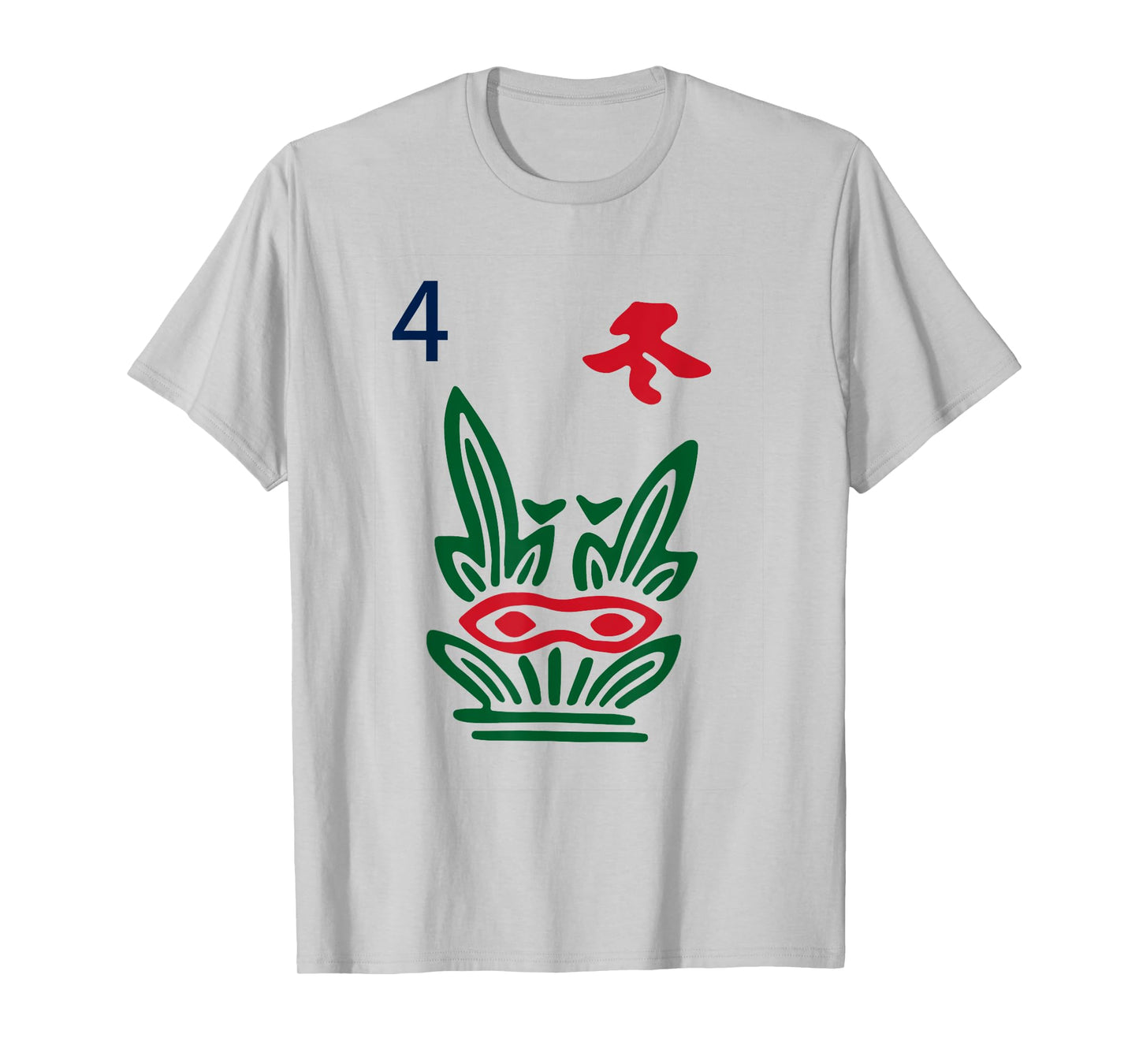 Chinese Mah Jong Seasons Winter Tile Mahjong Costume T-Shirt