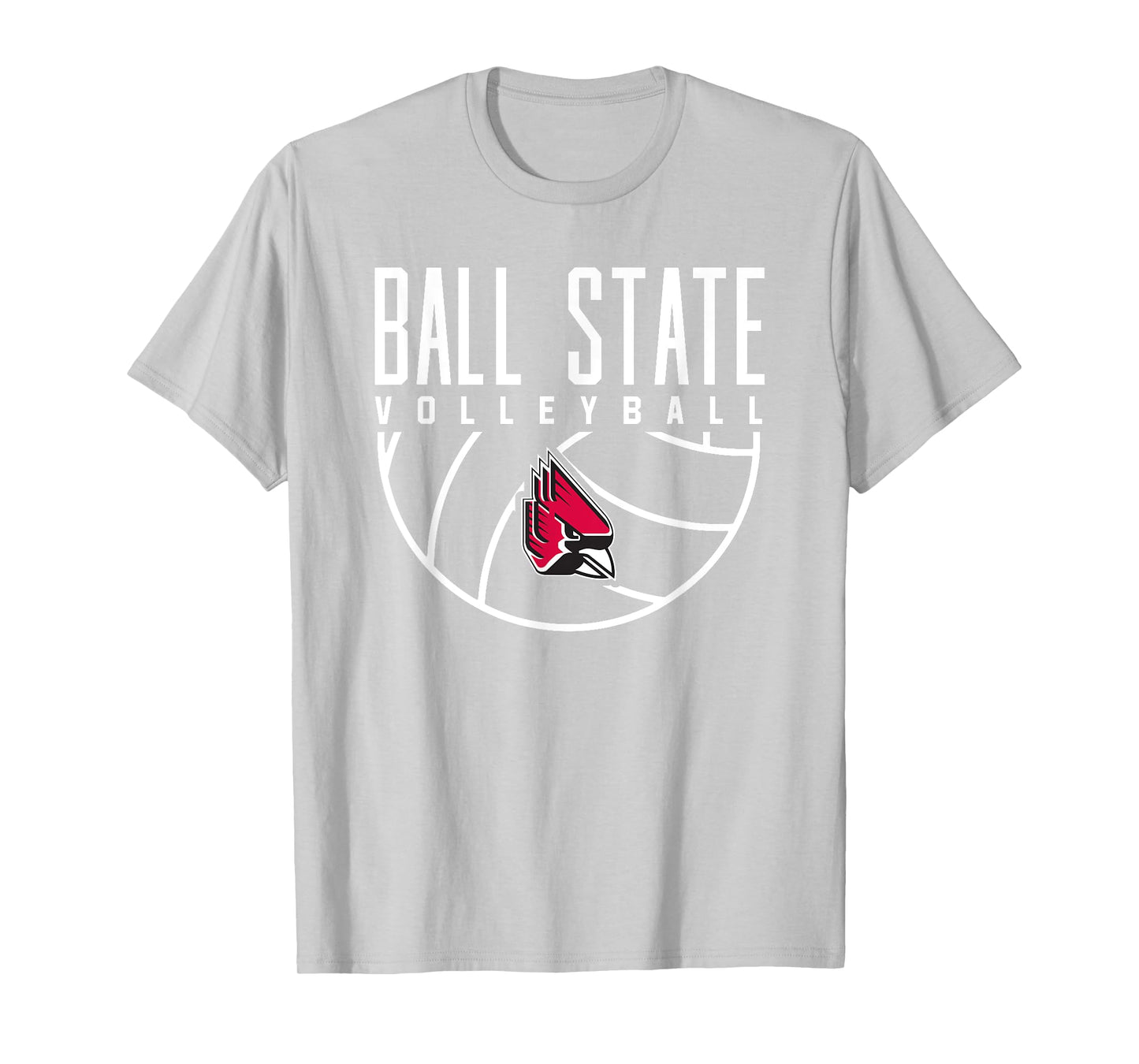Ball State University Cardinals Volleyball Arch T-Shirt
