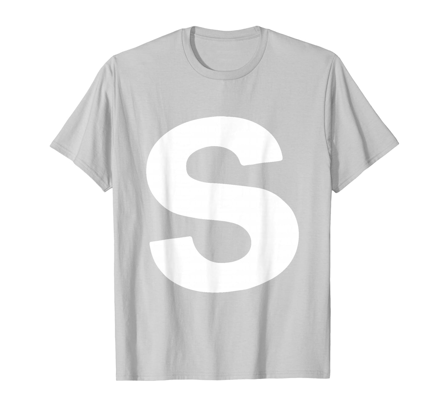 DIY Letter S Halloween Matching Group Easy Lazy Costume T-Shirt