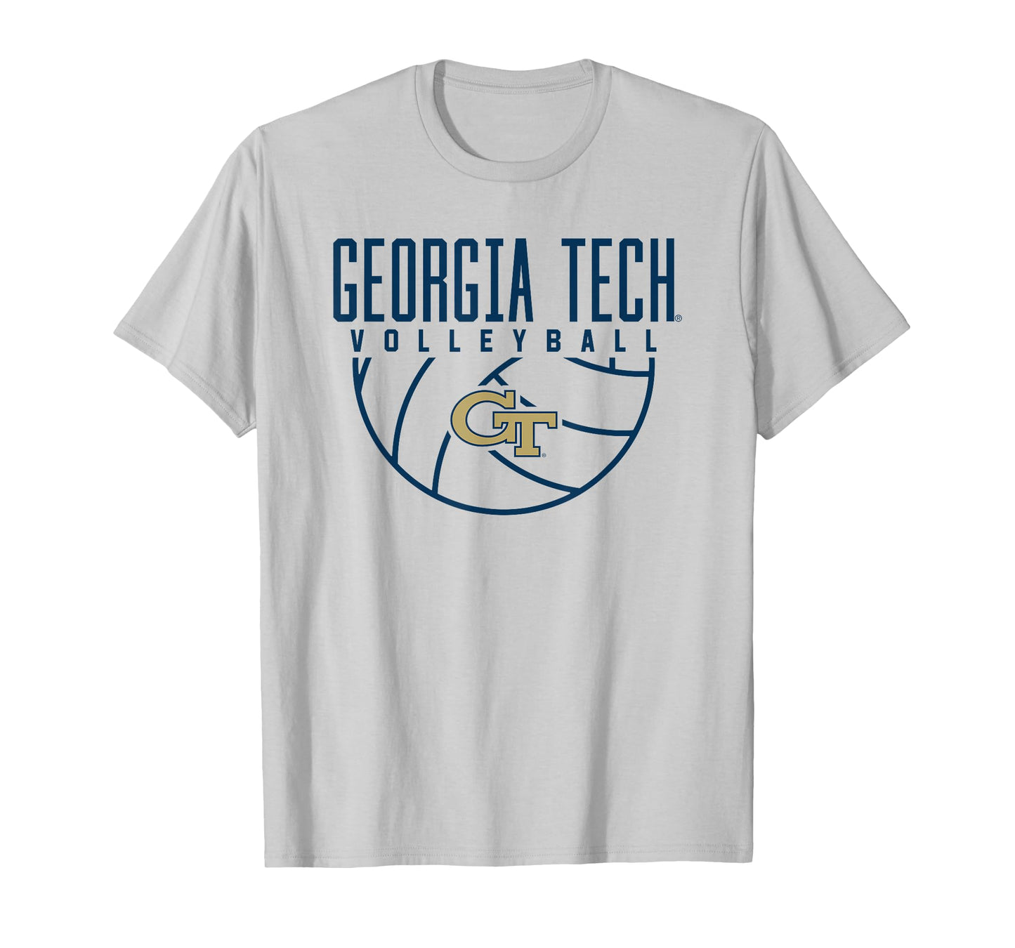 Georgia Tech Yellow Jackets Volleyball Arch T-Shirt