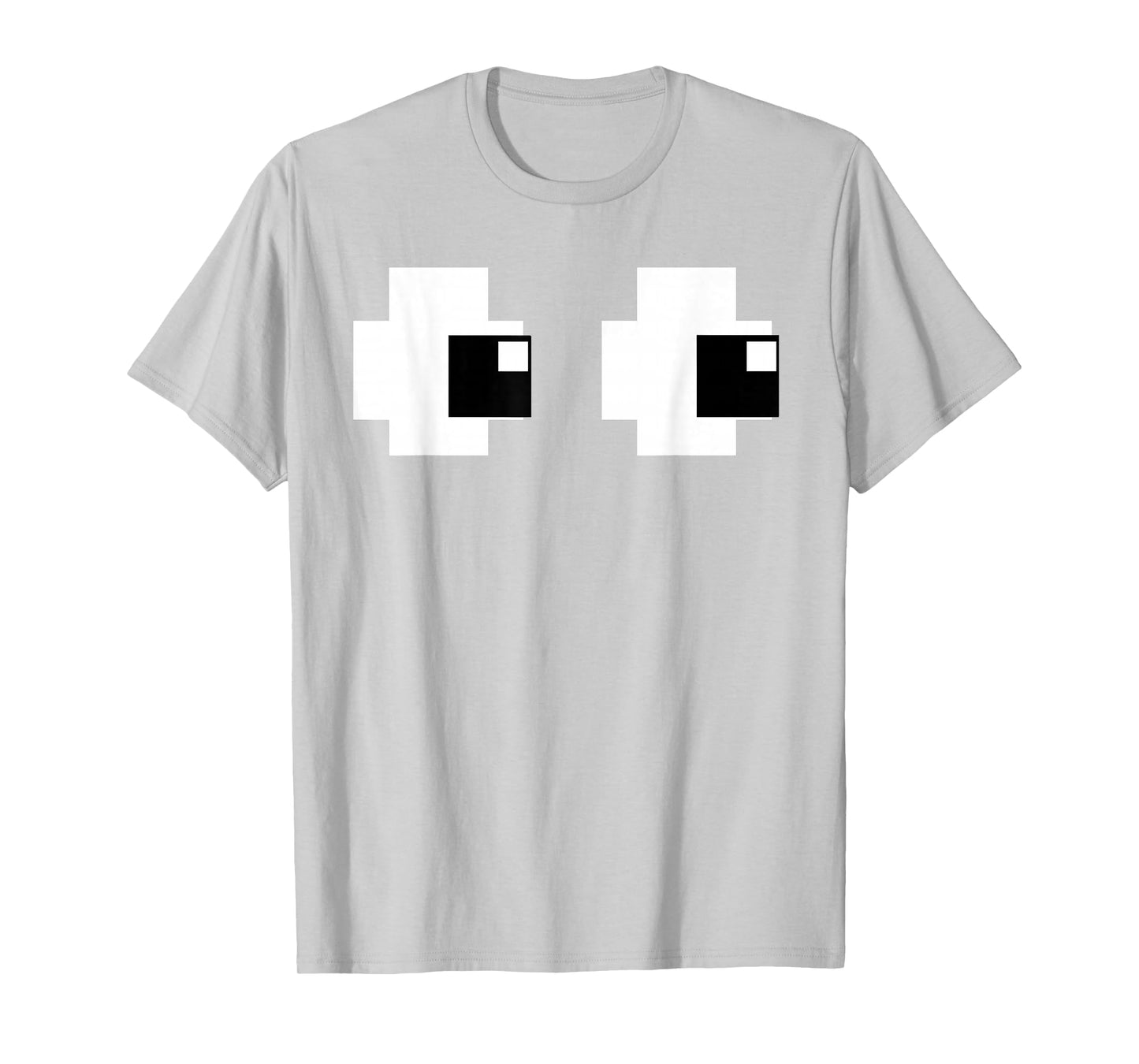 Retro Arcade Game Ghost Eyes Halloween Group Costume T-Shirt