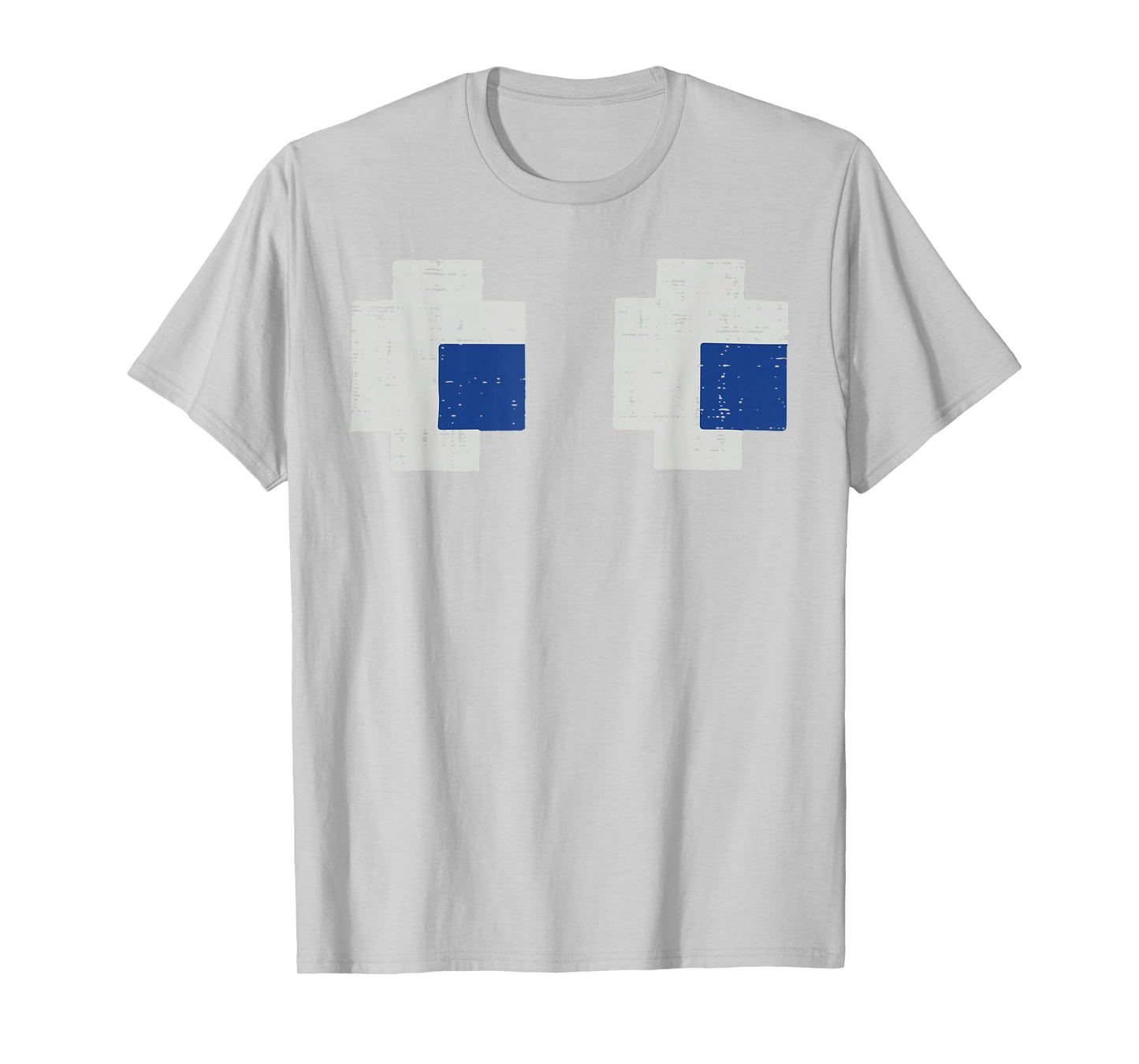 Halloween Gamer Pixel Eyes Gaming Costume Men Boys Kid Youth T-Shirt