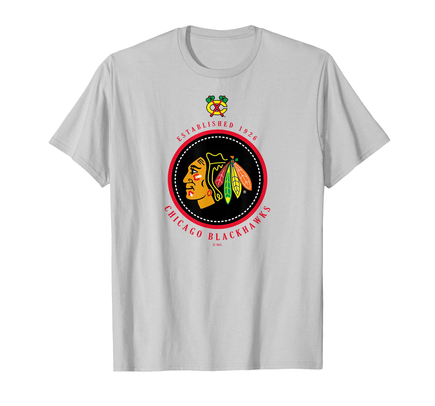 Chicago Blackhawks Est 1926 Gray Officially Licensed T-Shirt