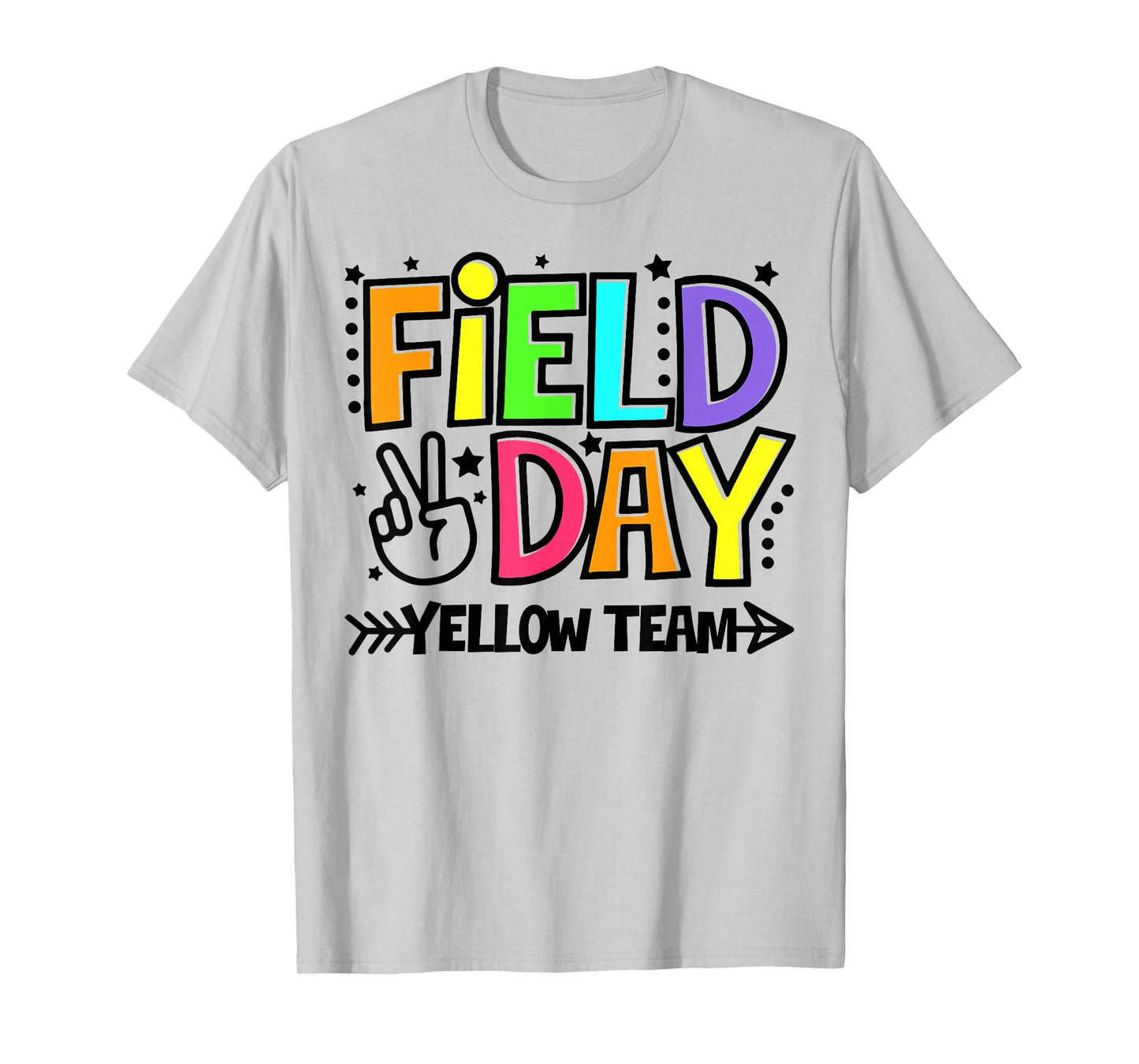 Field Day Yellow Team Funny For Teacher Kids Field Day Games T-Shirt