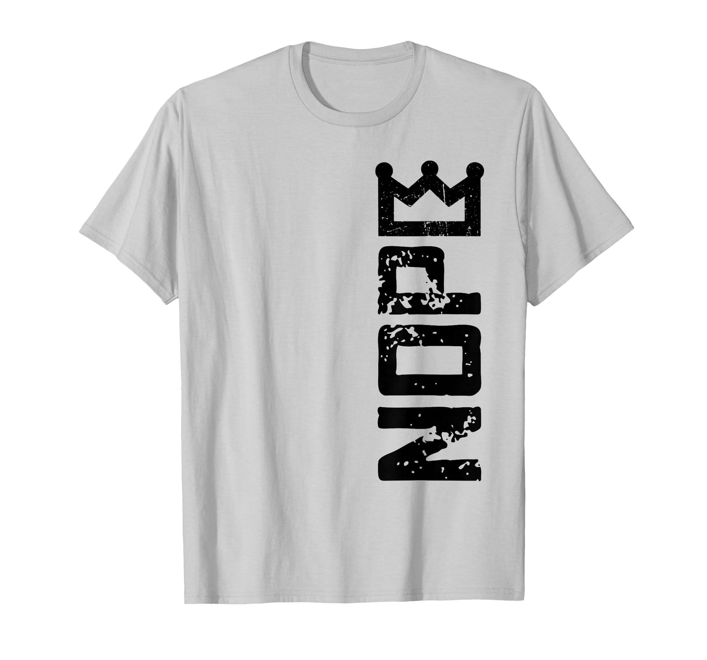 Vintage No Kings in America Nope Black History Vertical Sign T-Shirt