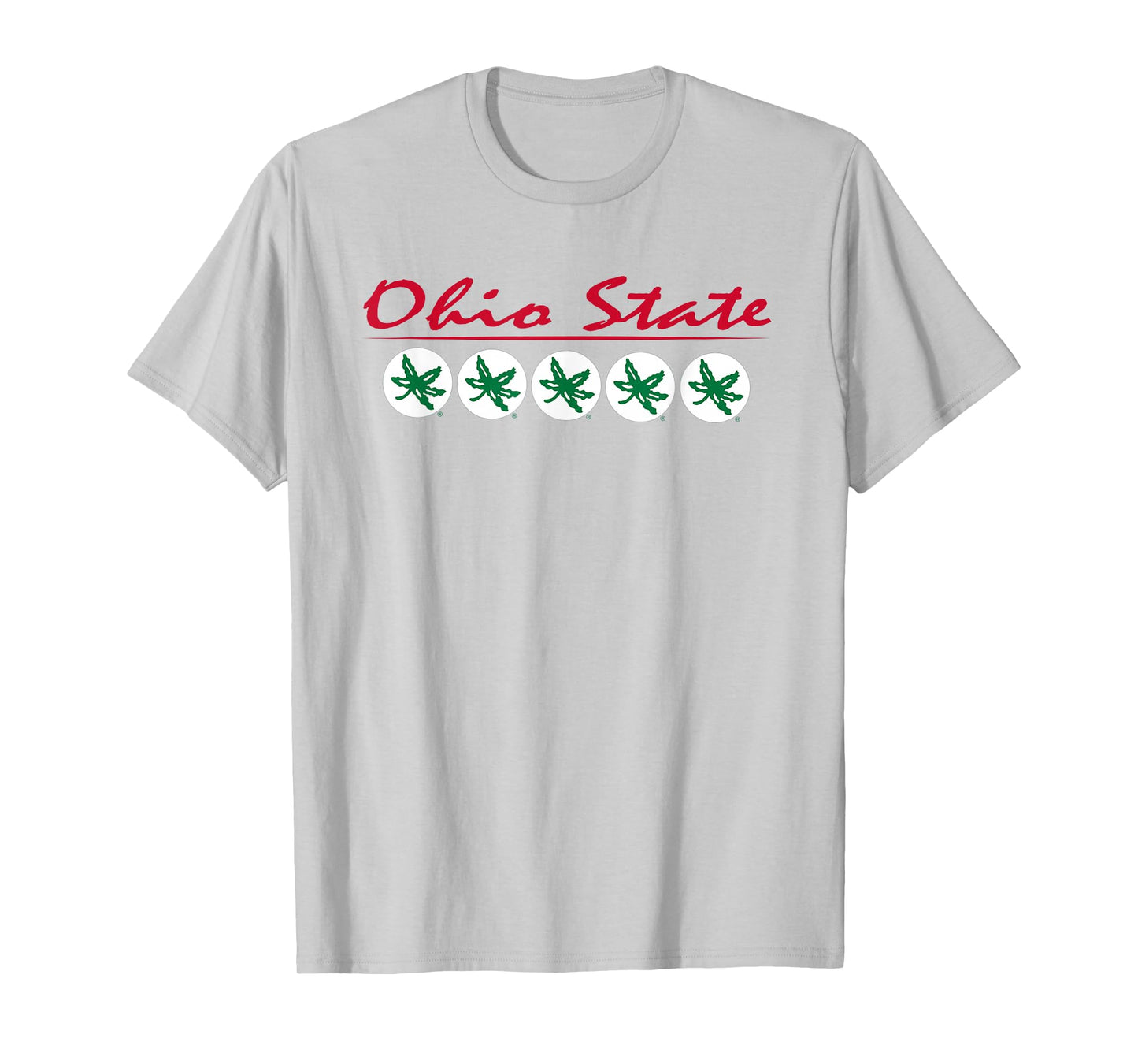 Ohio State Buckeyes Cactus Icon Gray Officially Licensed T-Shirt