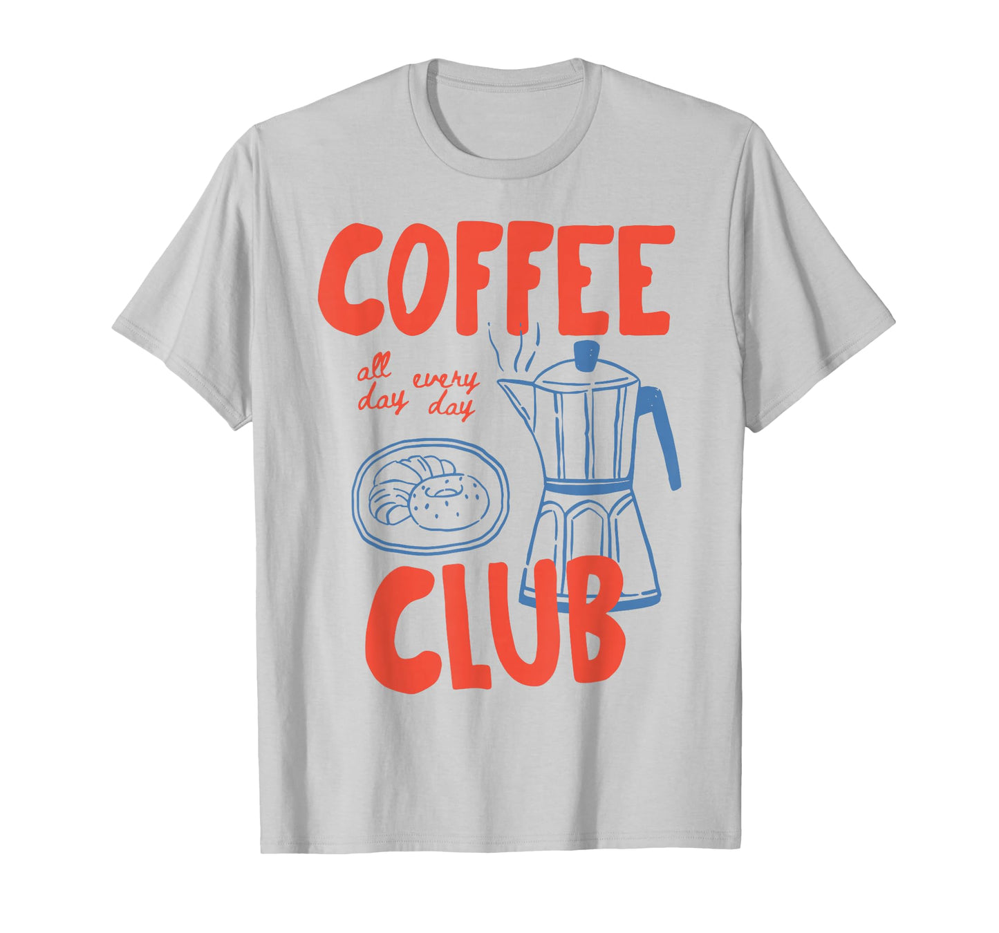 Coffee Club Retro Coffee Graphic For Coffee Lover Men Women T-Shirt