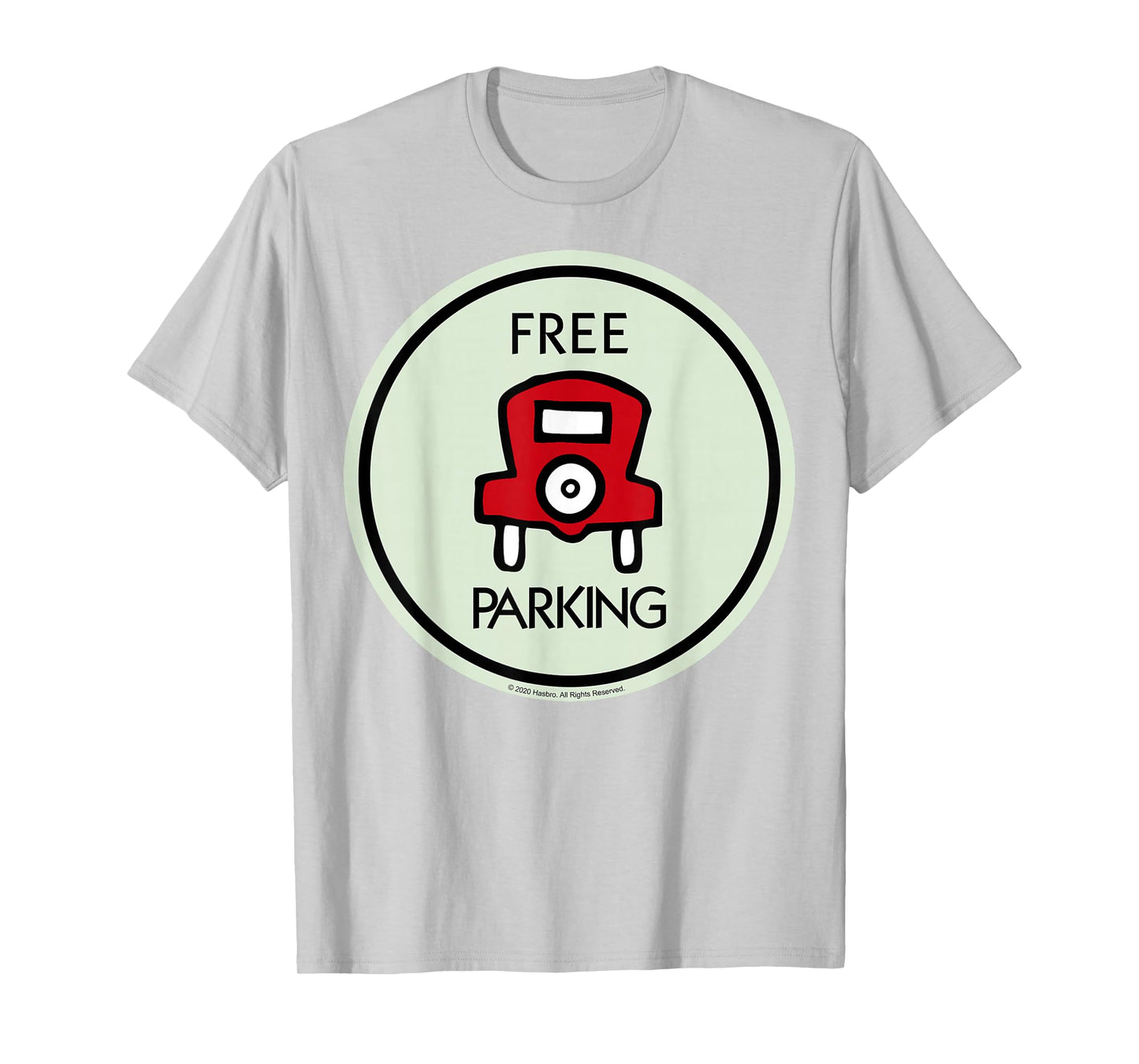 Monopoly Free Parking Game Board Vintage Logo T-Shirt
