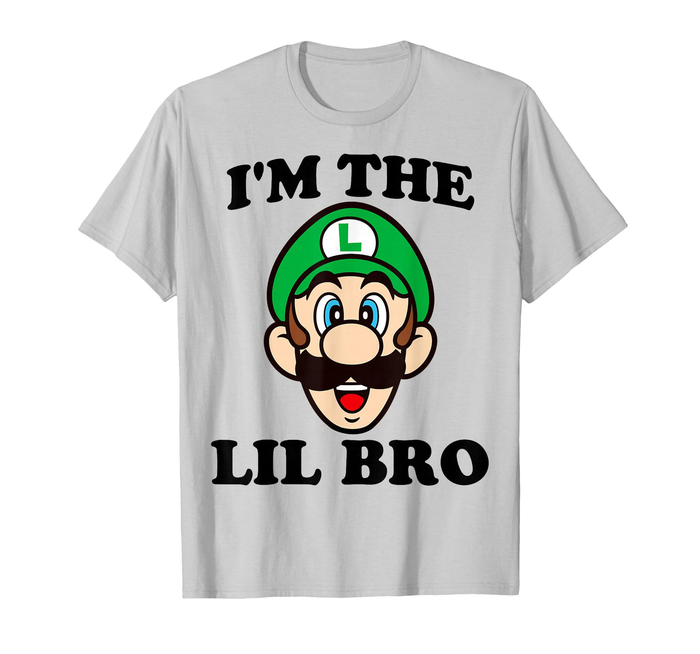 Super Mario Luigi I'm The Lil Bro Portrait T-Shirt