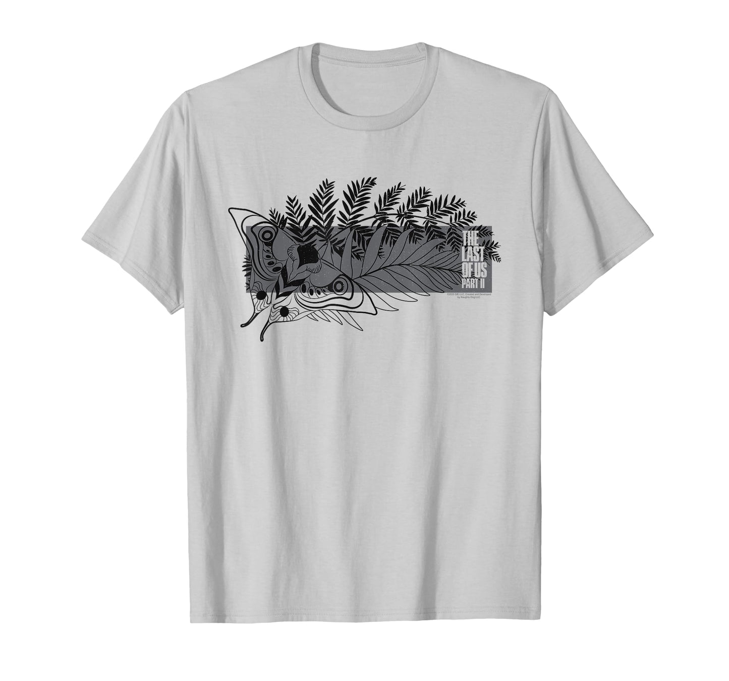 The Last of Us Moth and Leaves Video Game T-Shirt