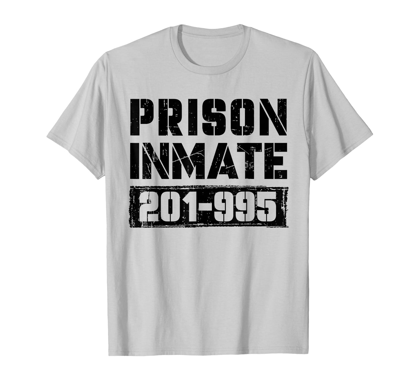 Prison Jail Inmate Funny Prisoner Spooky Halloween Costume T-Shirt