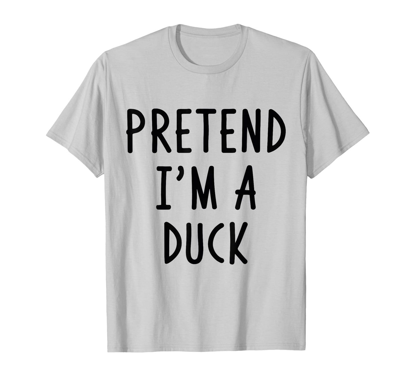Pretend Im a Duck Costume Halloween T-Shirt