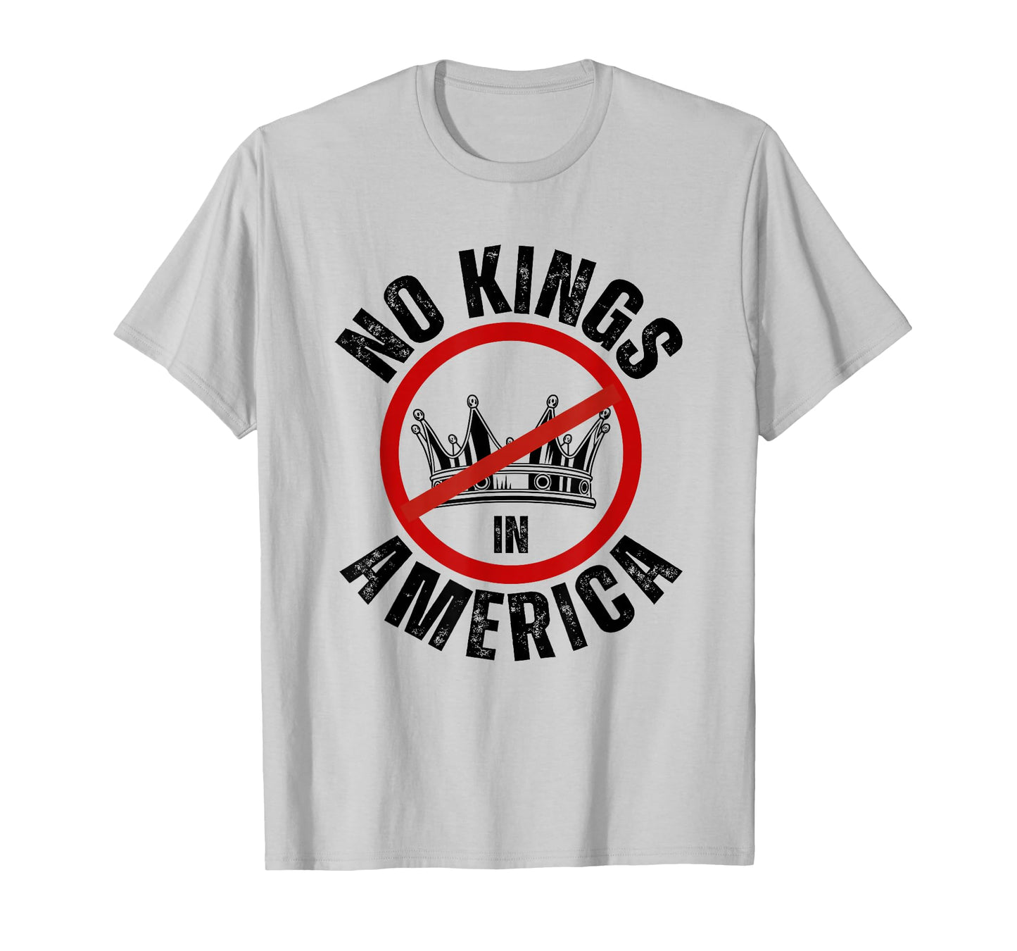 No Kings In America Democracy United States Independence T-Shirt