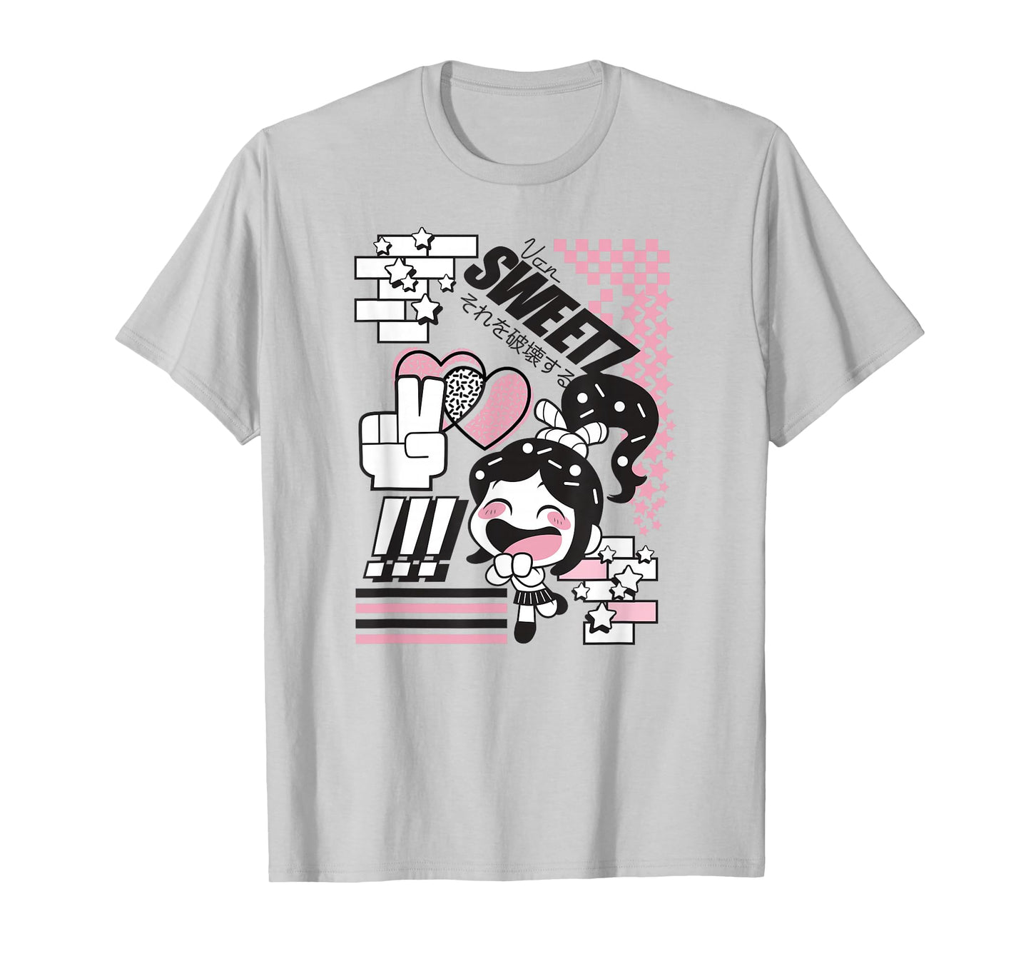Disney Wreck-It Ralph Von Sweetz Vanellope Kawaii Logo T-Shirt