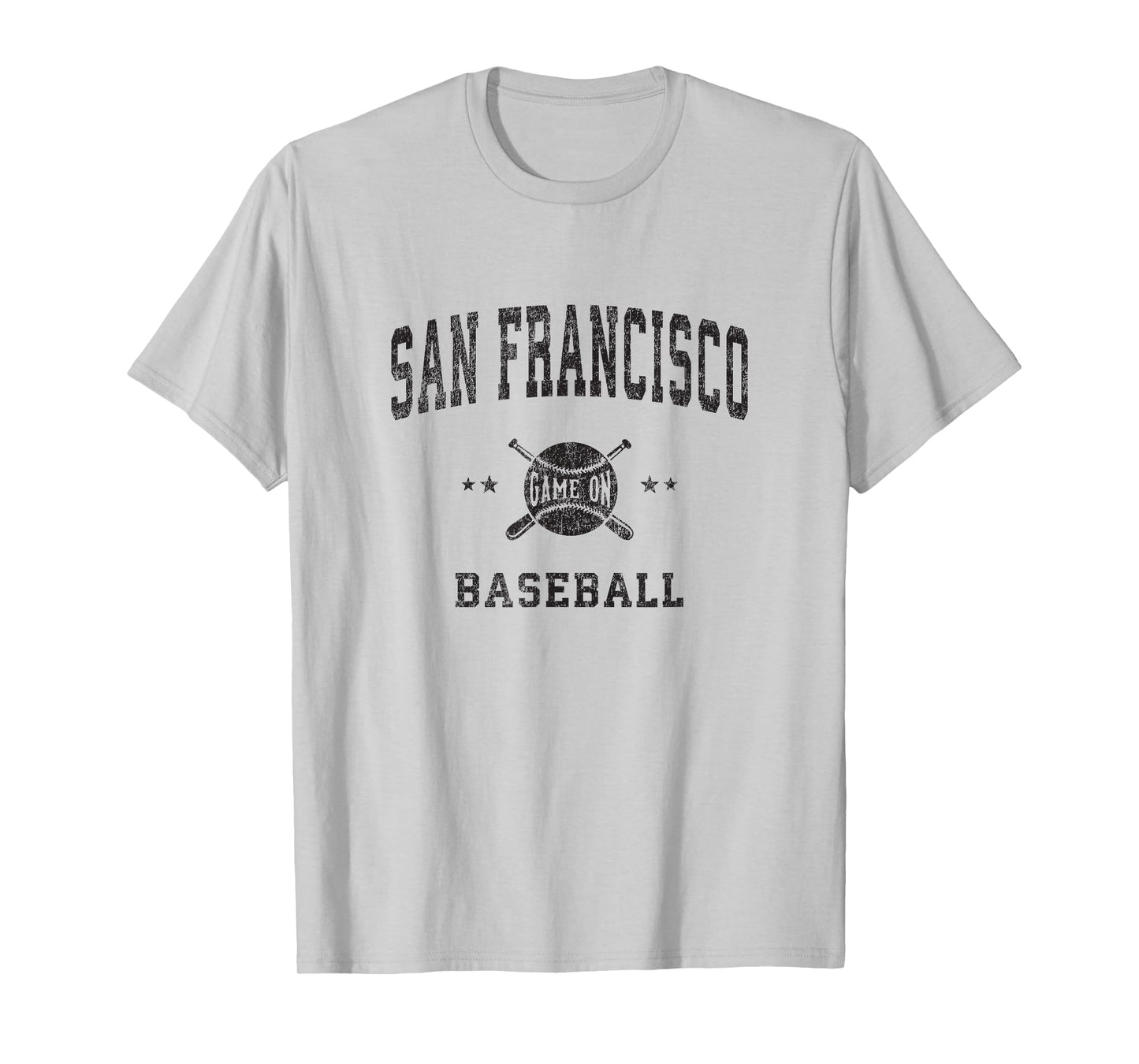 San Francisco SF Vintage Baseball Throwback Retro Design T-Shirt