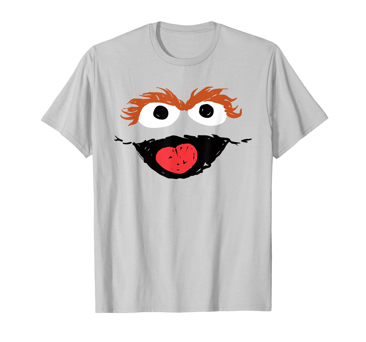 Sesame Street Oscar Crayon Sketch Halloween Costume T-Shirt
