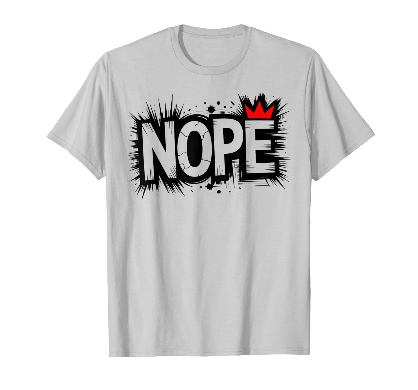 No Kings Protest Sign Patriotic Liberty Art Design T-Shirt