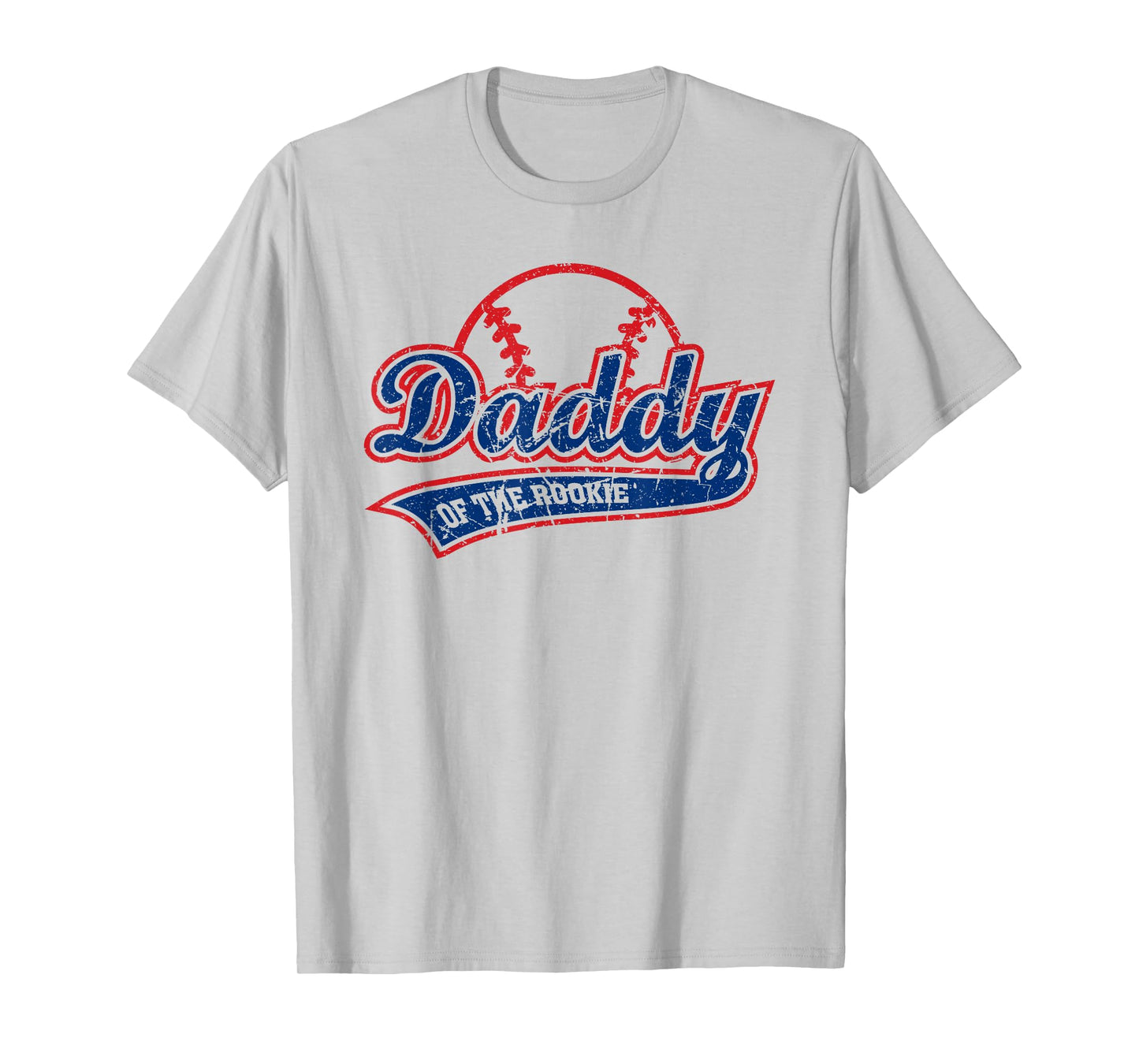 Funny Vintage Baseball Daddy of the Rookie T-Shirt
