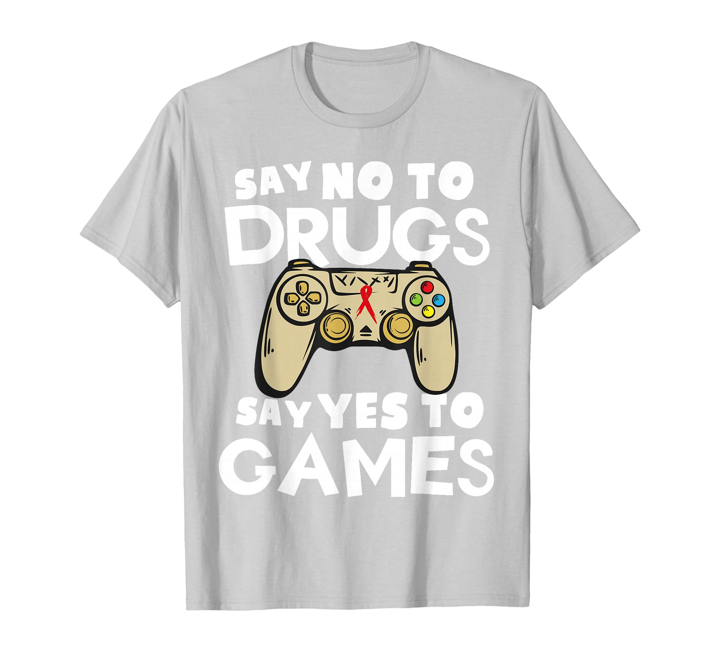 Red Ribbon Squad Week Say No To Say Yes To Video Games T-Shirt
