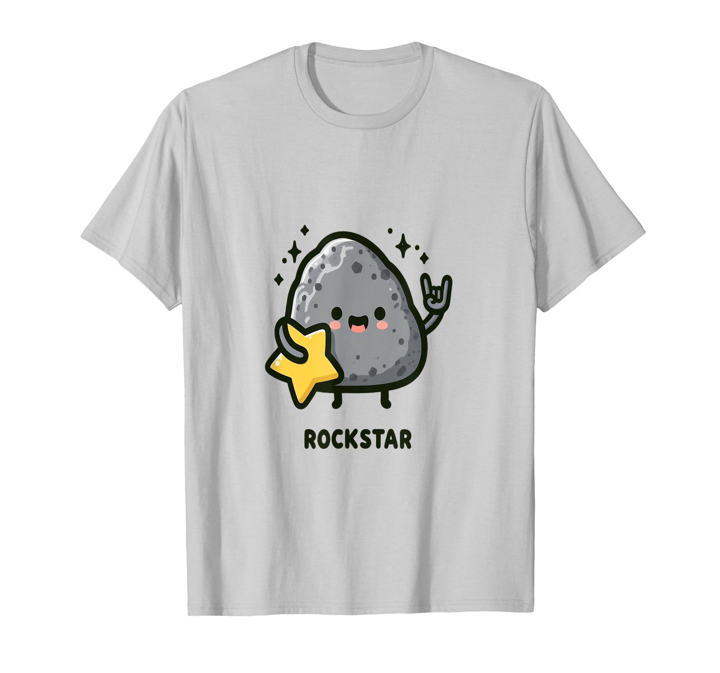 Rock Star Funny Word Games Cute Wordplay Graphic Lover T-Shirt