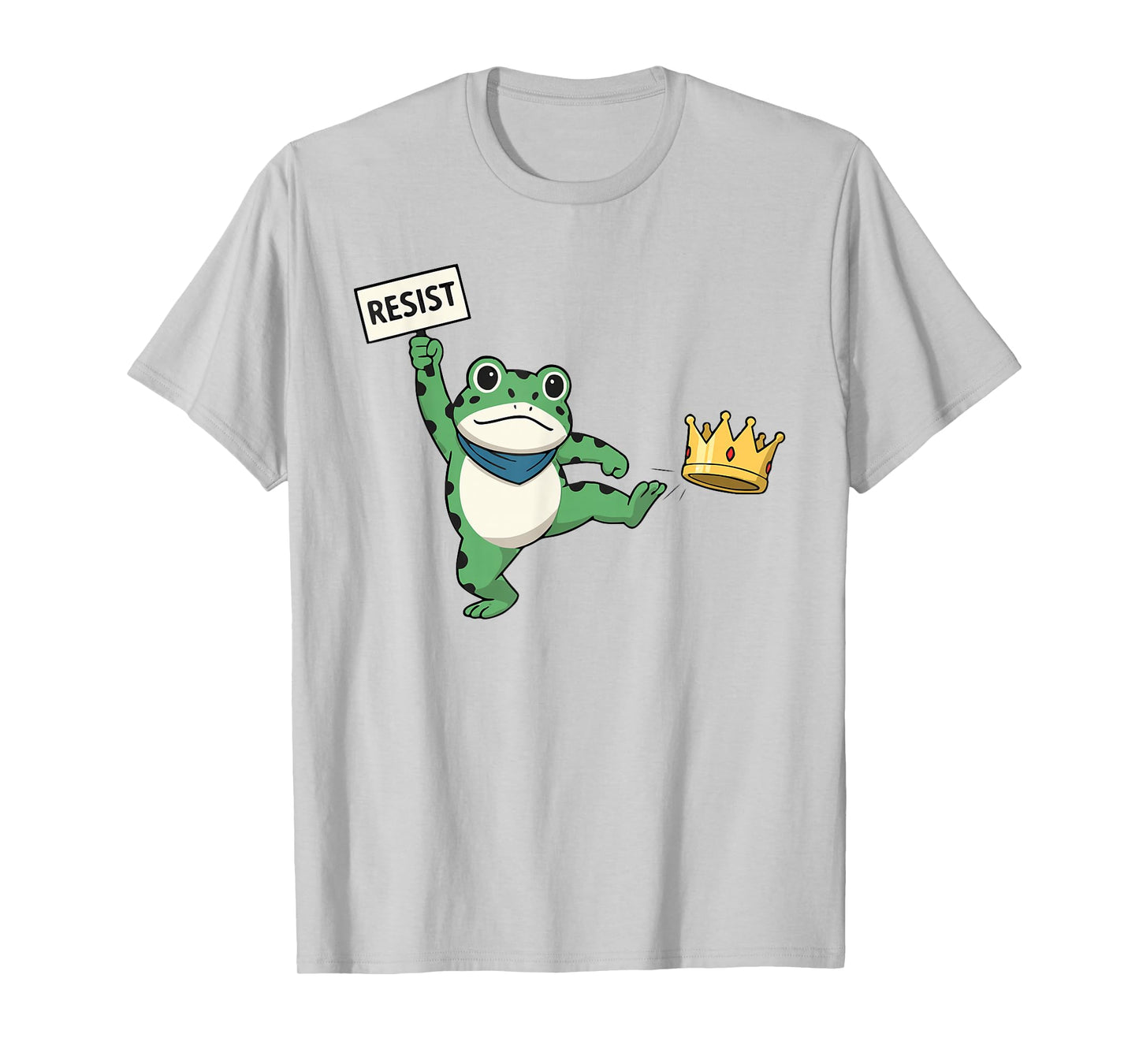 Resist Portland Frog Protest Slogan - No Kings Statement USA T-Shirt