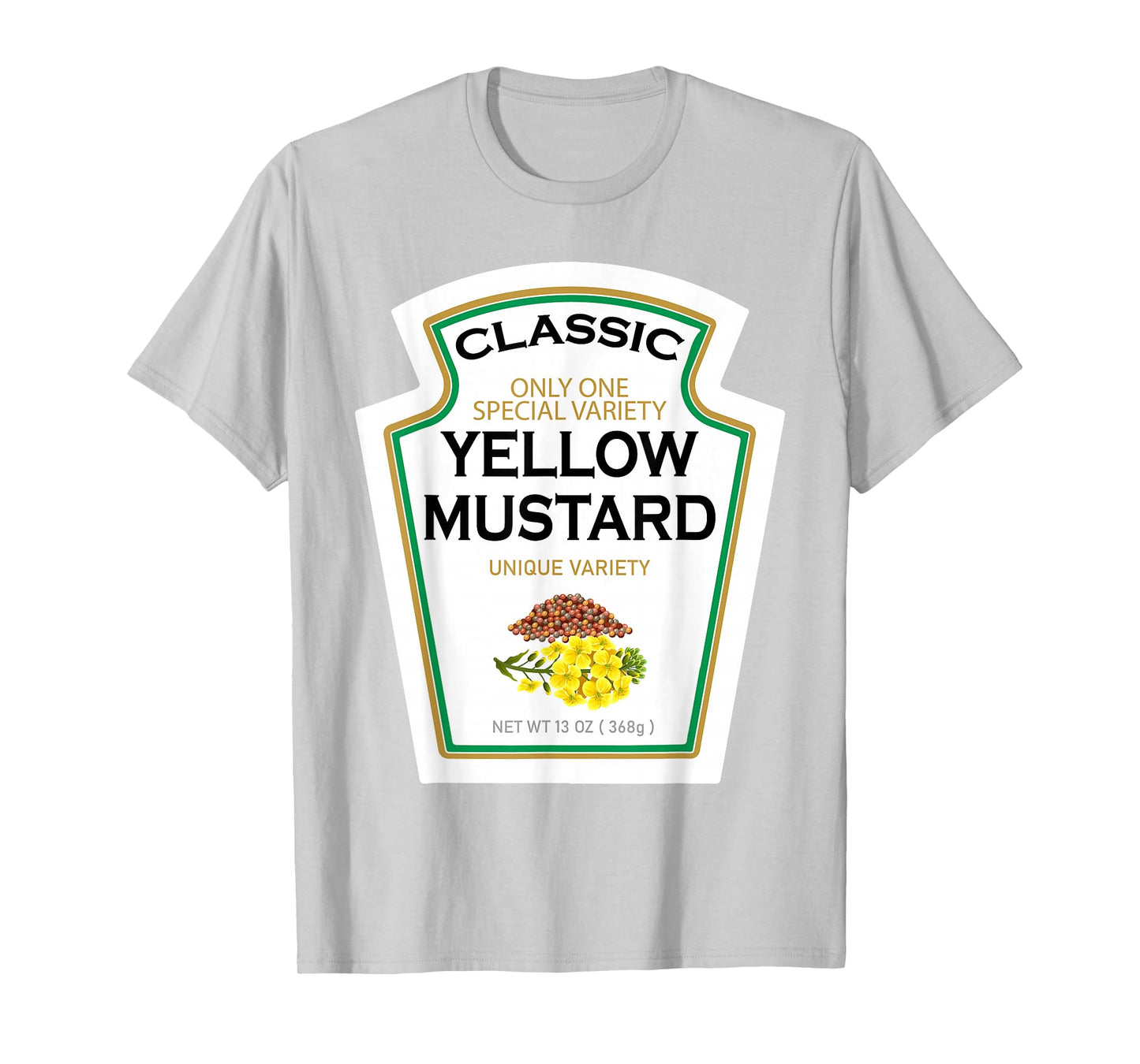 Yellow Mustard DIY Costume Matching Couples Groups Halloween T-Shirt