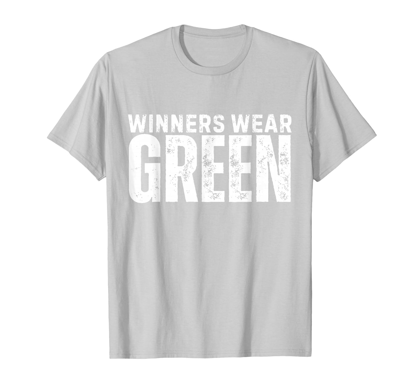 Winners Wear Green Spirit Wear Team Game Color War Camp Game T-Shirt