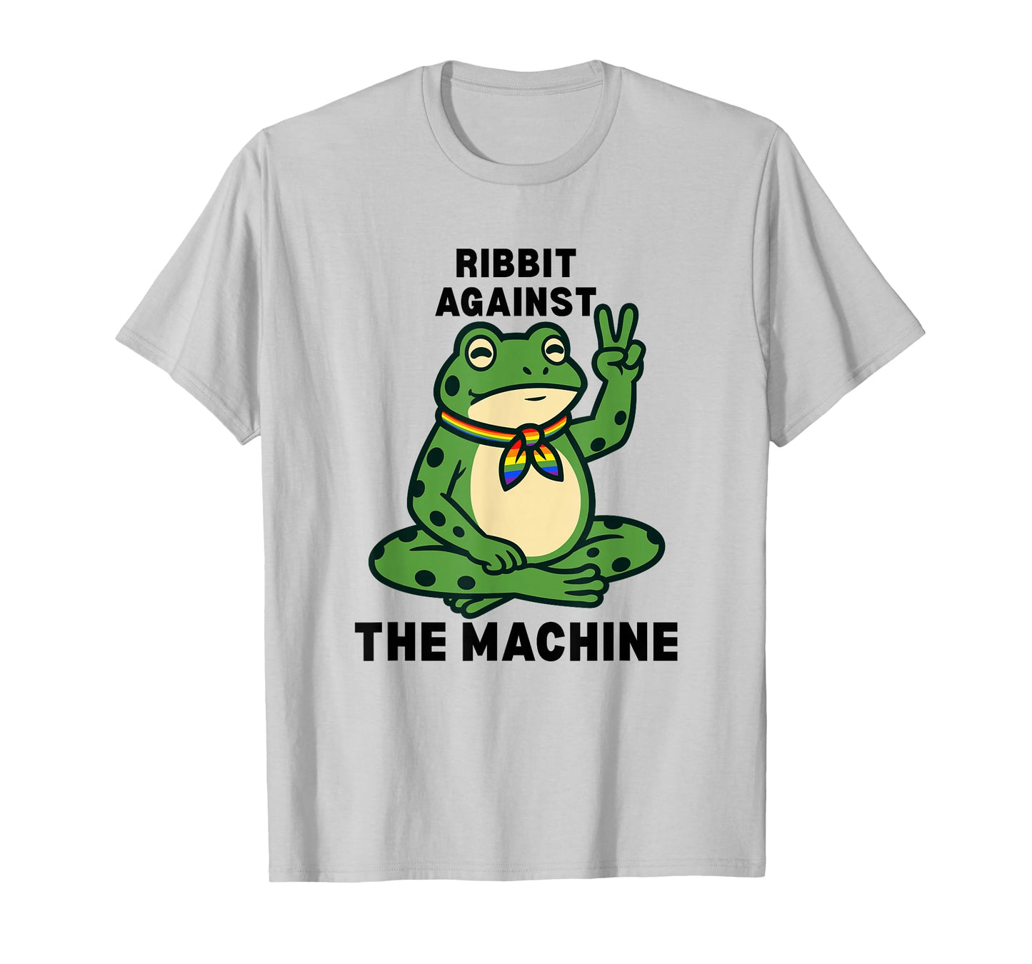 Ribbit Against The Machine Portland Frog Peace Protest Rally T-Shirt